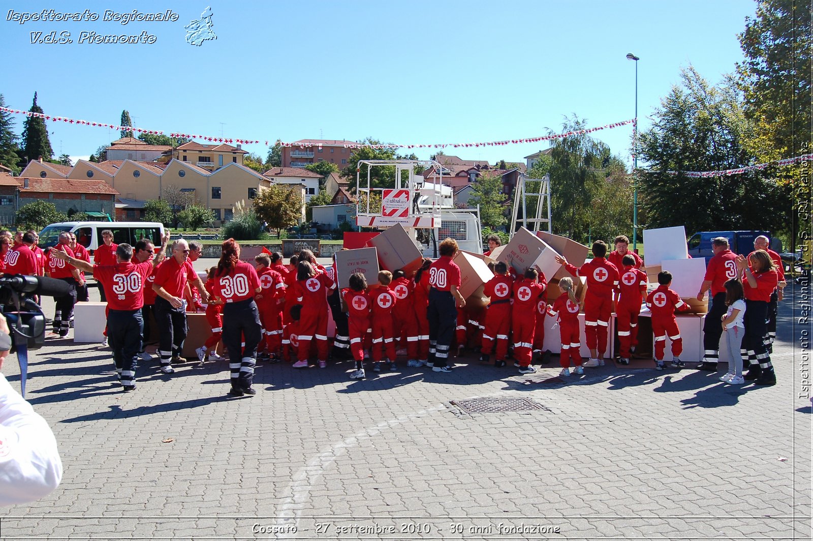 Cossato - 27 settembre 2010 - 30 anni fondazione -  Croce Rossa Italiana - Ispettorato Regionale Volontari del Soccorso Piemonte