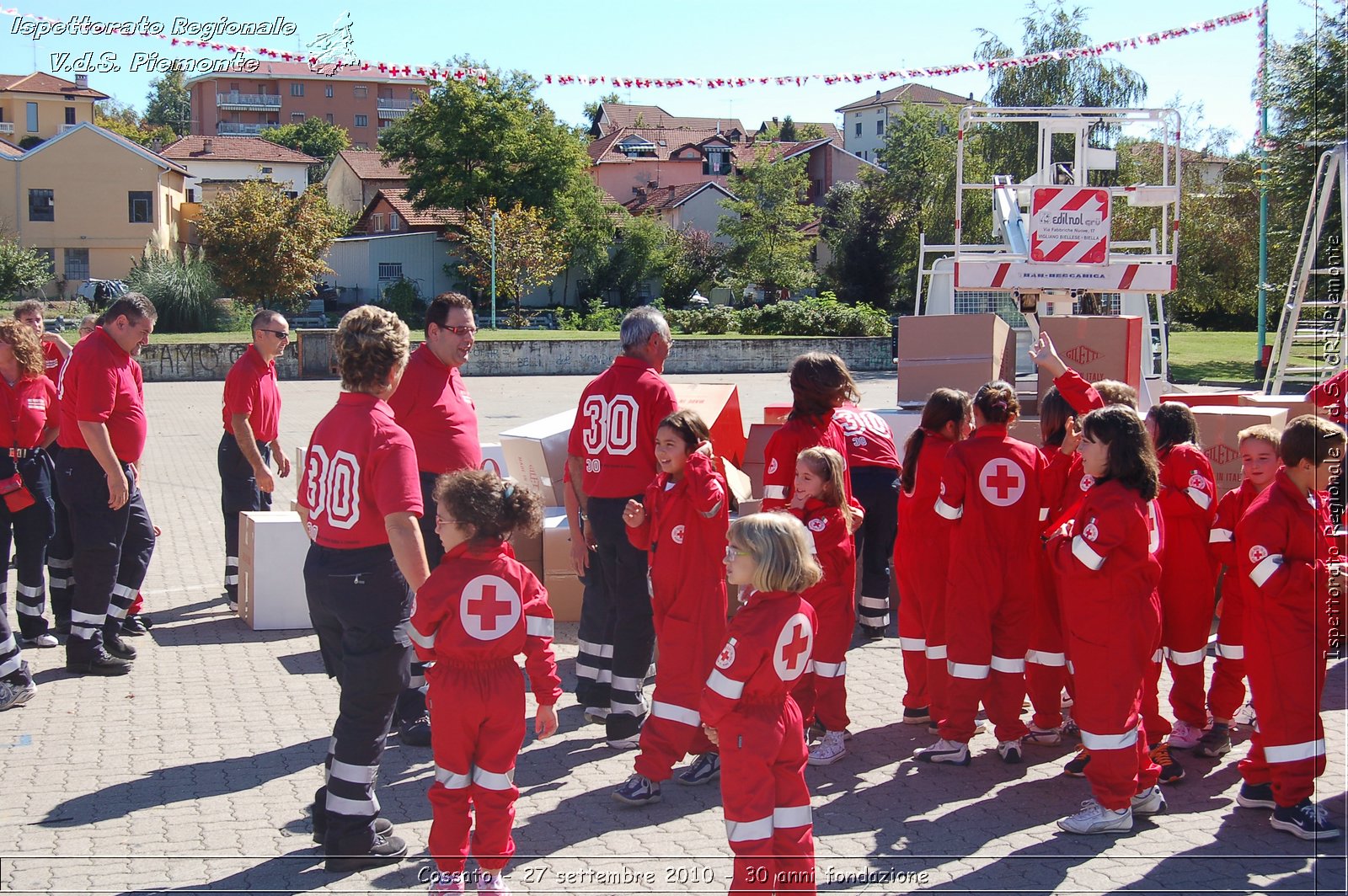 Cossato - 27 settembre 2010 - 30 anni fondazione -  Croce Rossa Italiana - Ispettorato Regionale Volontari del Soccorso Piemonte