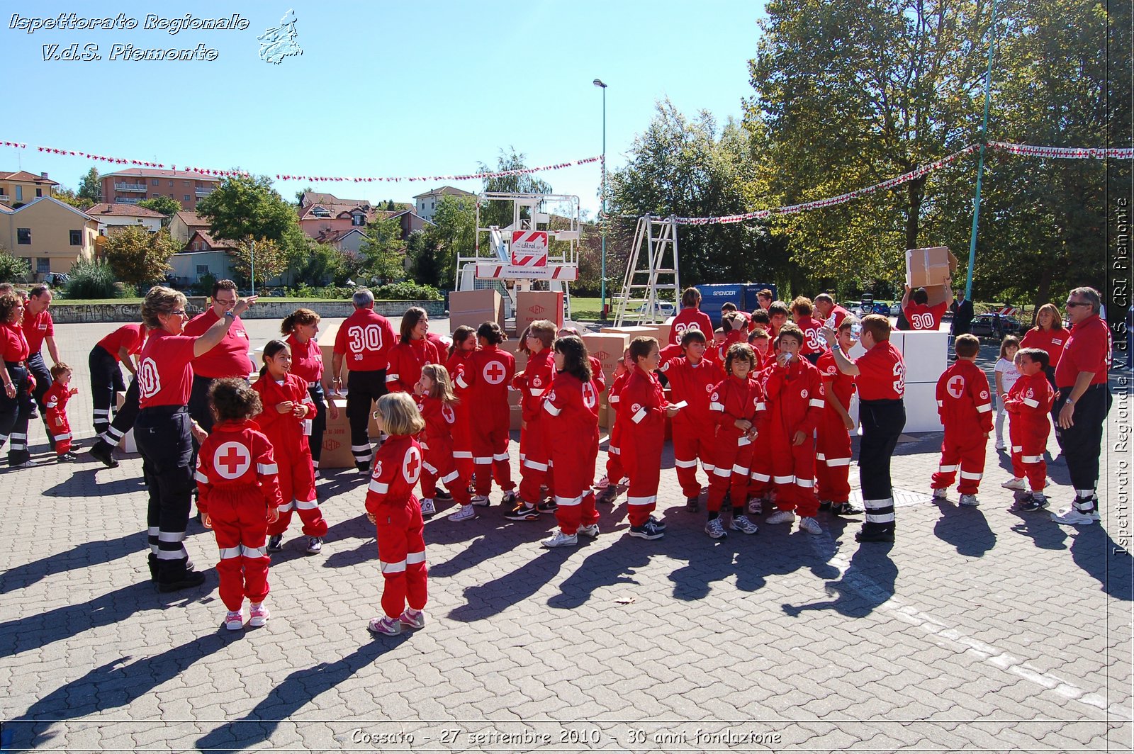 Cossato - 27 settembre 2010 - 30 anni fondazione -  Croce Rossa Italiana - Ispettorato Regionale Volontari del Soccorso Piemonte