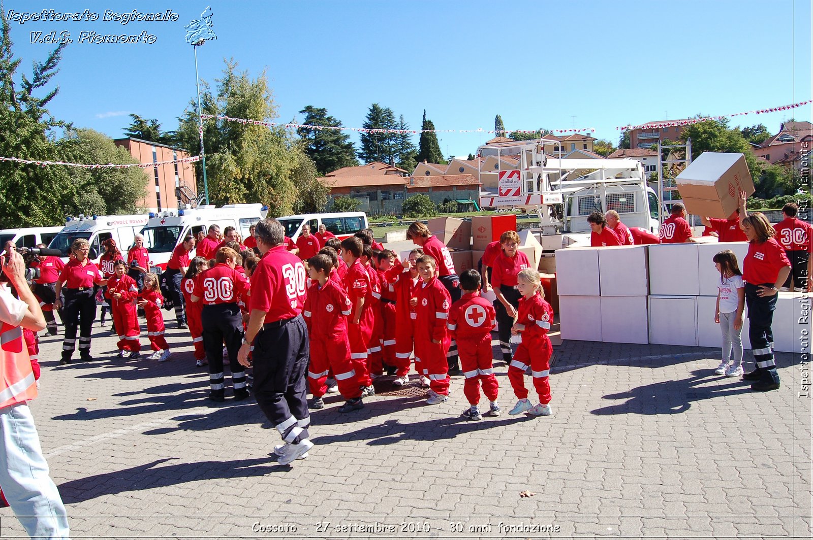 Cossato - 27 settembre 2010 - 30 anni fondazione -  Croce Rossa Italiana - Ispettorato Regionale Volontari del Soccorso Piemonte