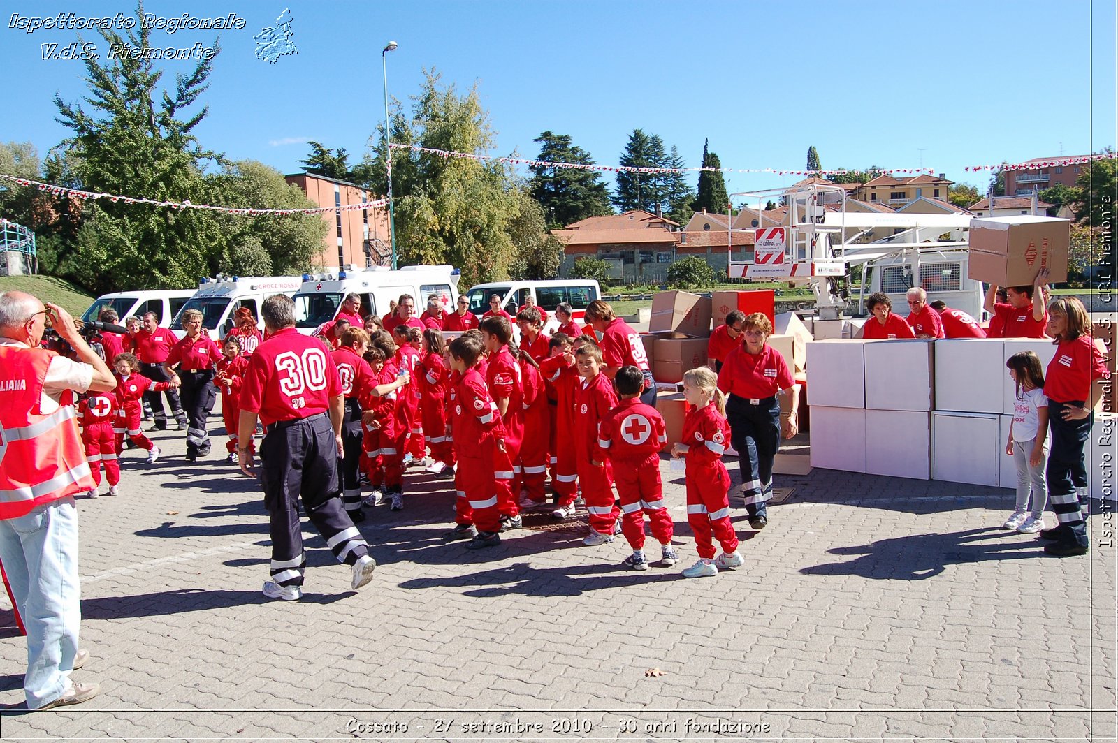 Cossato - 27 settembre 2010 - 30 anni fondazione -  Croce Rossa Italiana - Ispettorato Regionale Volontari del Soccorso Piemonte