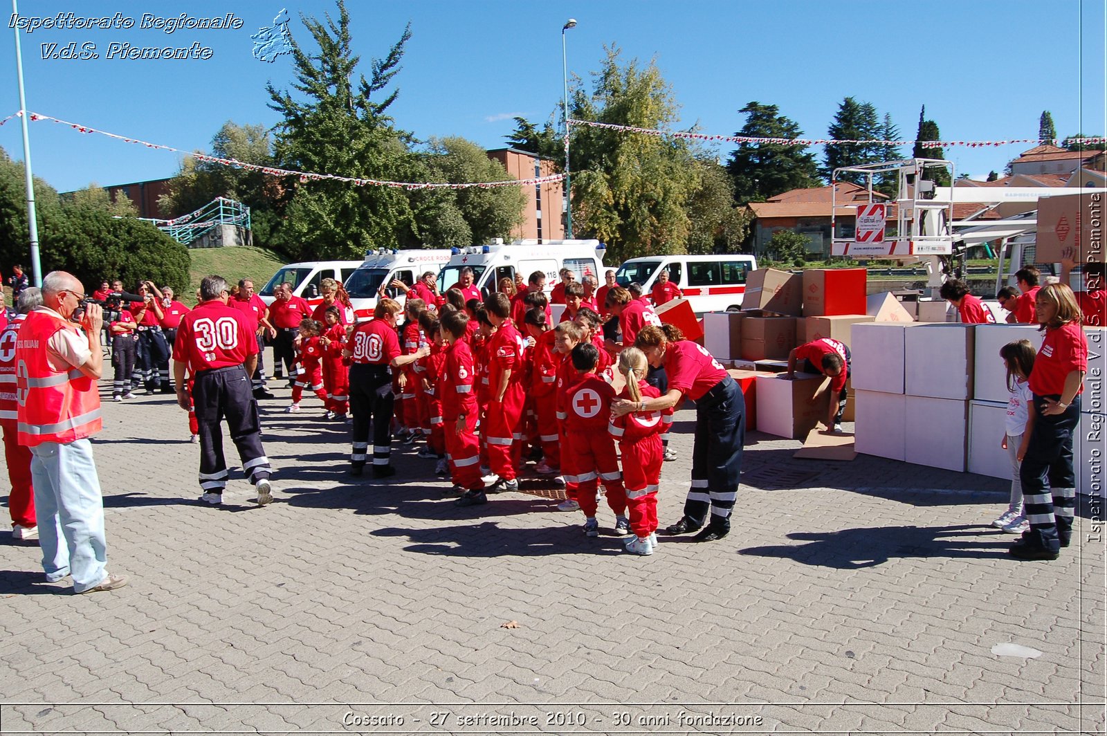 Cossato - 27 settembre 2010 - 30 anni fondazione -  Croce Rossa Italiana - Ispettorato Regionale Volontari del Soccorso Piemonte