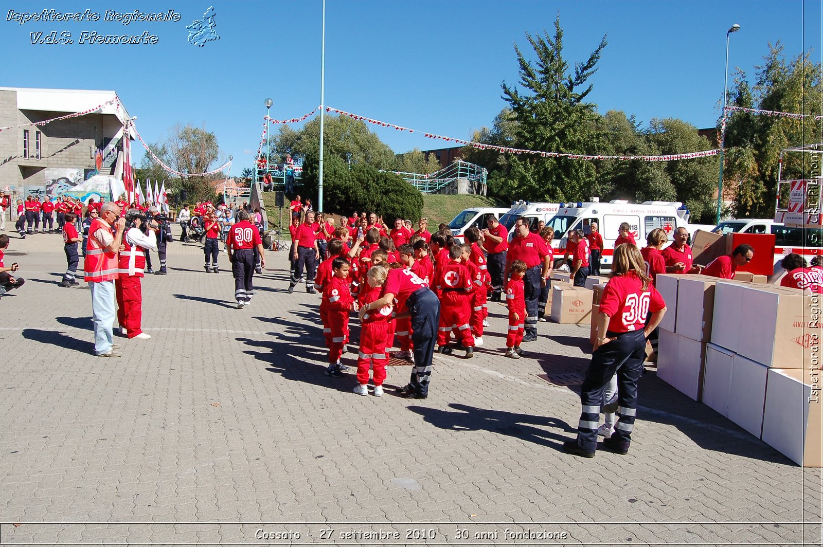 Cossato - 27 settembre 2010 - 30 anni fondazione -  Croce Rossa Italiana - Ispettorato Regionale Volontari del Soccorso Piemonte