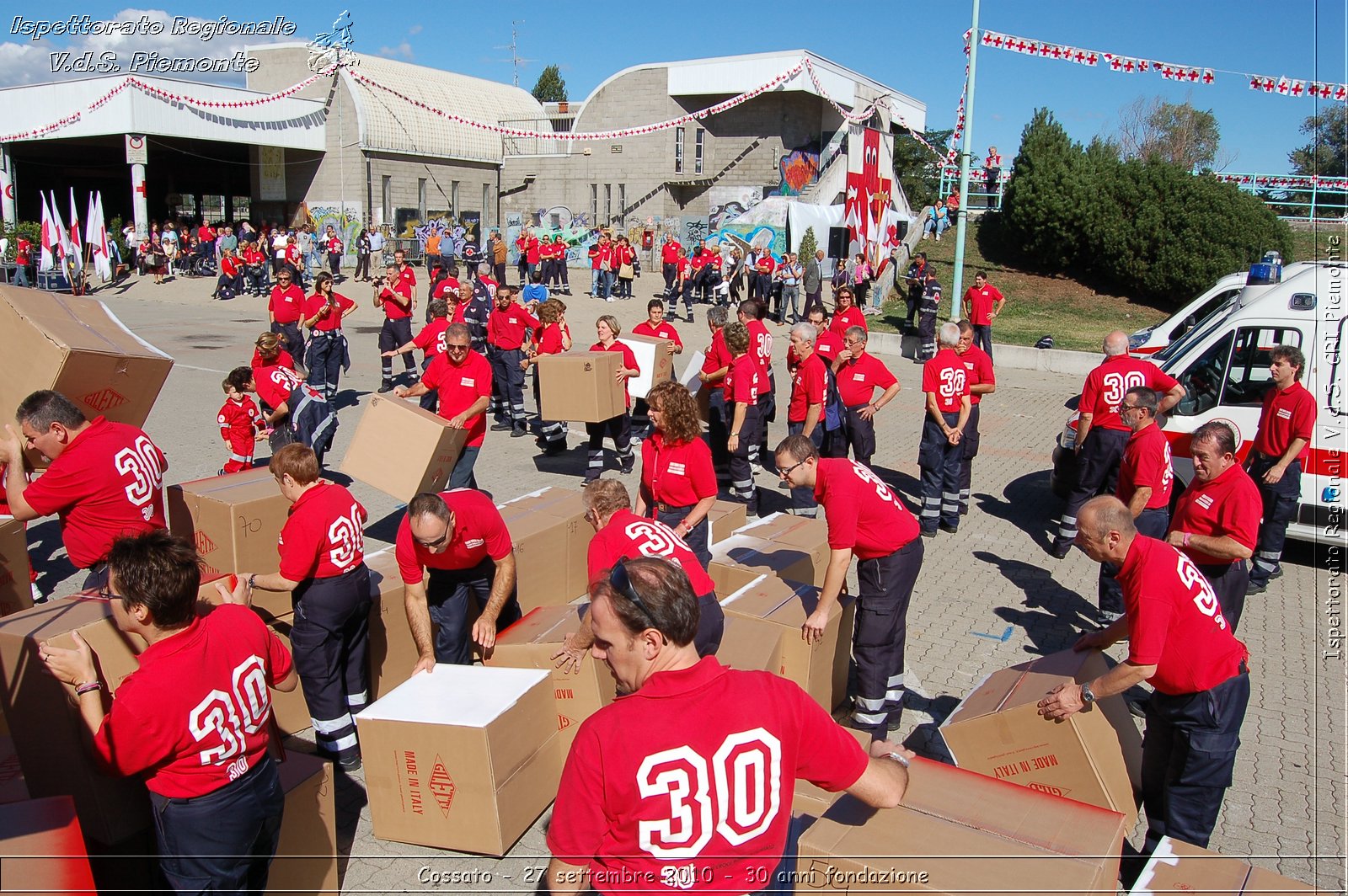 Cossato - 27 settembre 2010 - 30 anni fondazione -  Croce Rossa Italiana - Ispettorato Regionale Volontari del Soccorso Piemonte