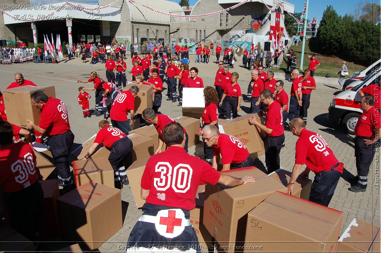 Cossato - 27 settembre 2010 - 30 anni fondazione -  Croce Rossa Italiana - Ispettorato Regionale Volontari del Soccorso Piemonte