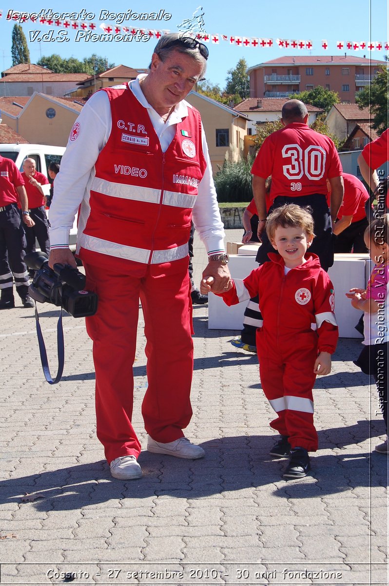 Cossato - 27 settembre 2010 - 30 anni fondazione -  Croce Rossa Italiana - Ispettorato Regionale Volontari del Soccorso Piemonte