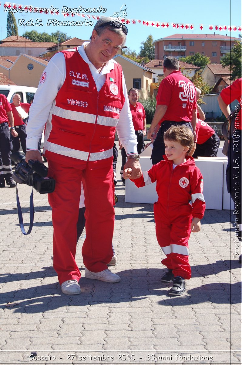 Cossato - 27 settembre 2010 - 30 anni fondazione -  Croce Rossa Italiana - Ispettorato Regionale Volontari del Soccorso Piemonte