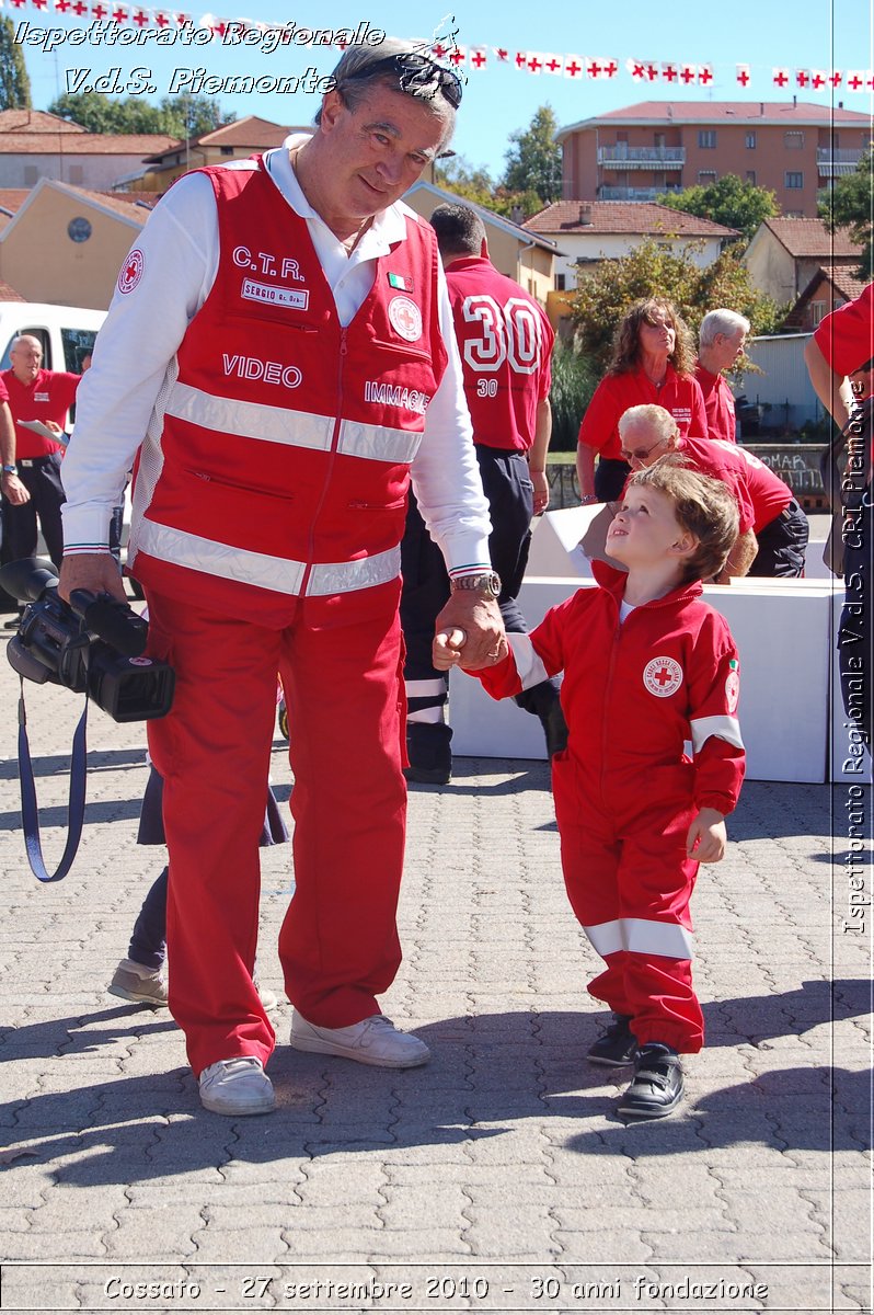 Cossato - 27 settembre 2010 - 30 anni fondazione -  Croce Rossa Italiana - Ispettorato Regionale Volontari del Soccorso Piemonte