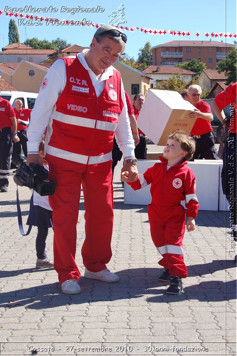 Cossato - 27 settembre 2010 - 30 anni fondazione -  Croce Rossa Italiana - Ispettorato Regionale Volontari del Soccorso Piemonte