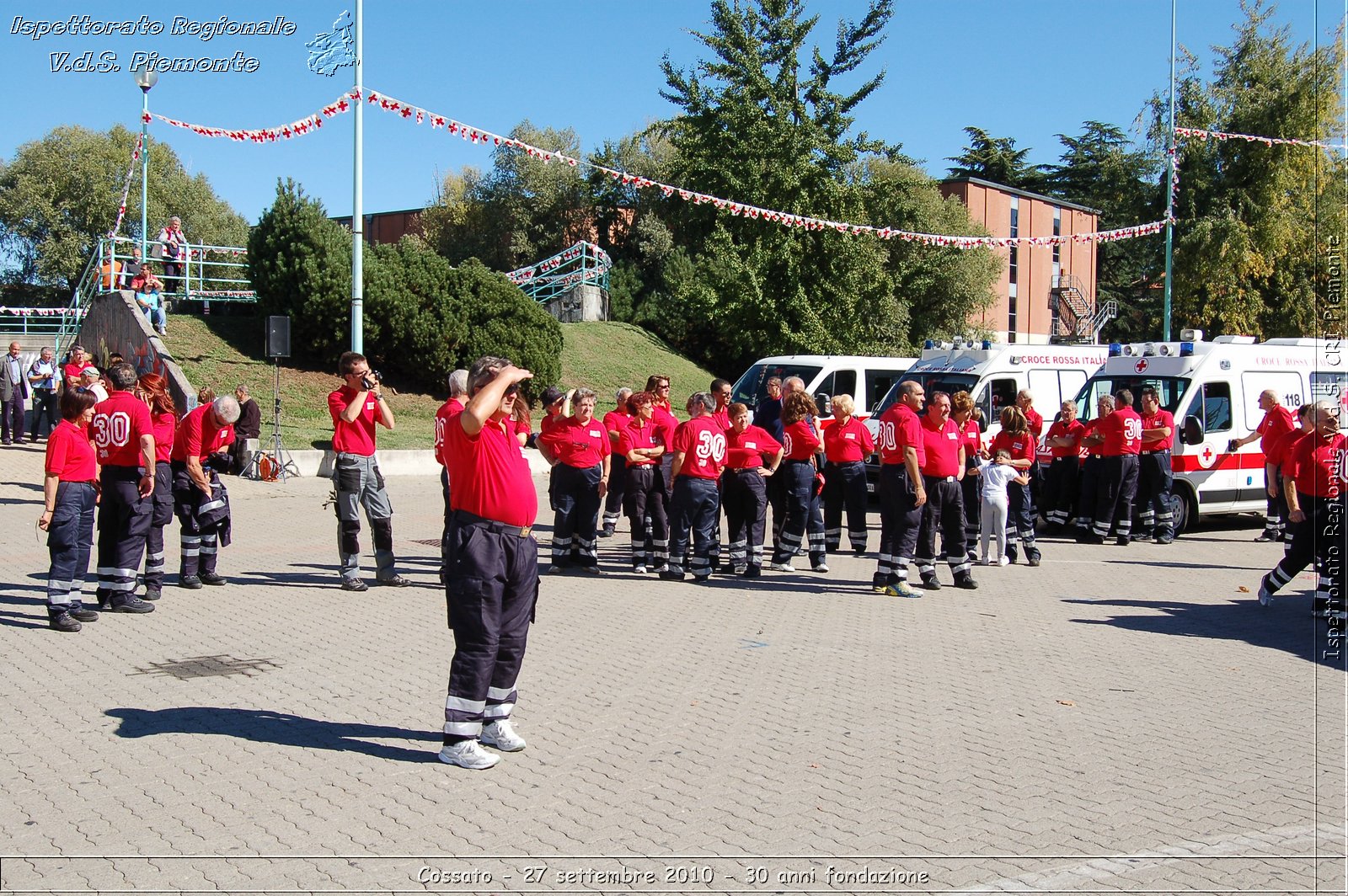 Cossato - 27 settembre 2010 - 30 anni fondazione -  Croce Rossa Italiana - Ispettorato Regionale Volontari del Soccorso Piemonte