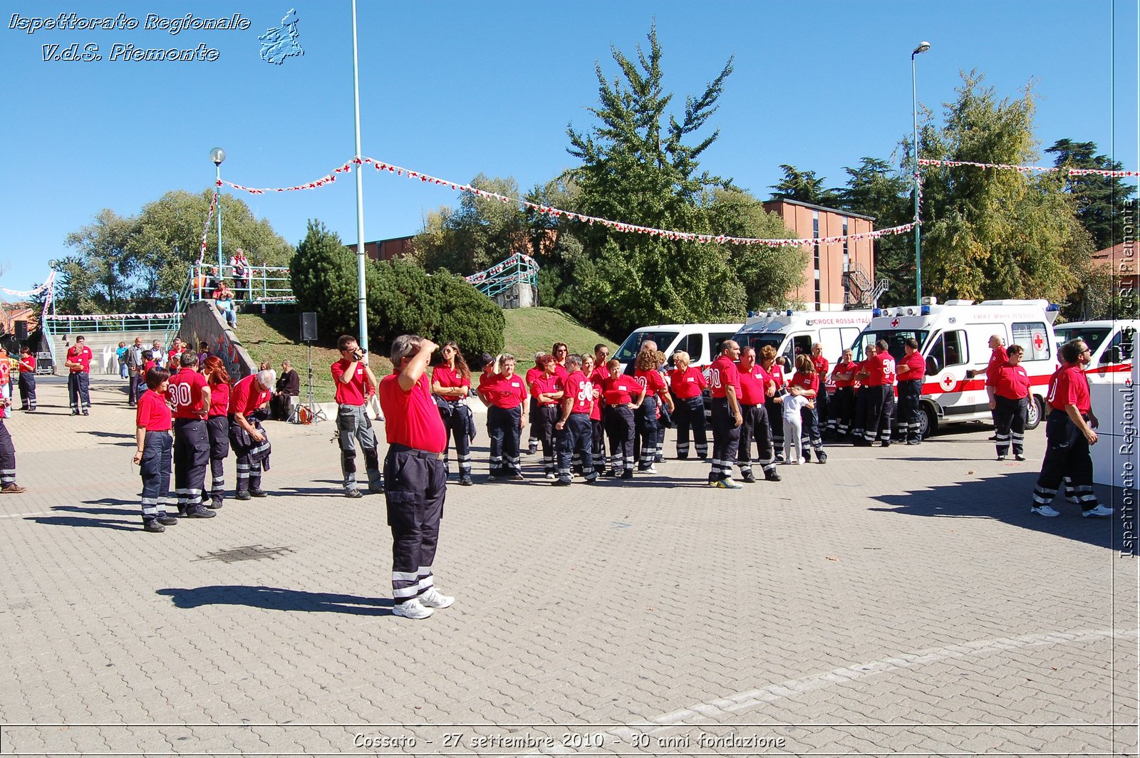 Cossato - 27 settembre 2010 - 30 anni fondazione -  Croce Rossa Italiana - Ispettorato Regionale Volontari del Soccorso Piemonte