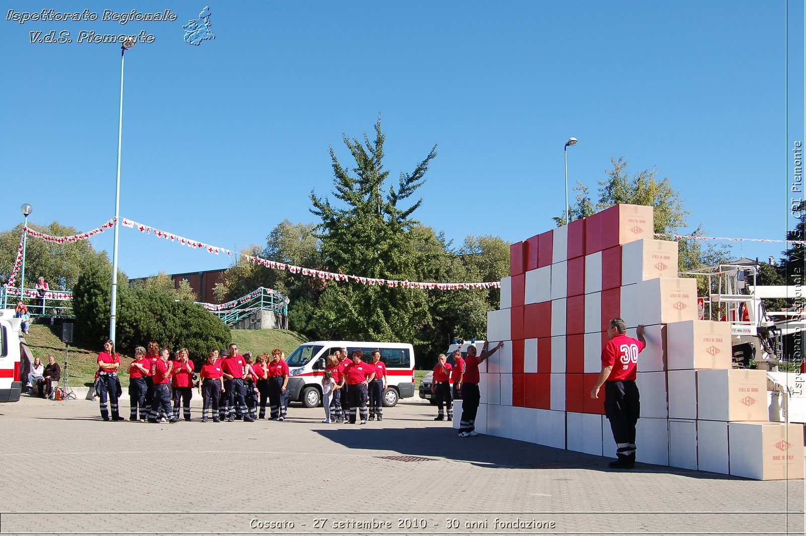 Cossato - 27 settembre 2010 - 30 anni fondazione -  Croce Rossa Italiana - Ispettorato Regionale Volontari del Soccorso Piemonte