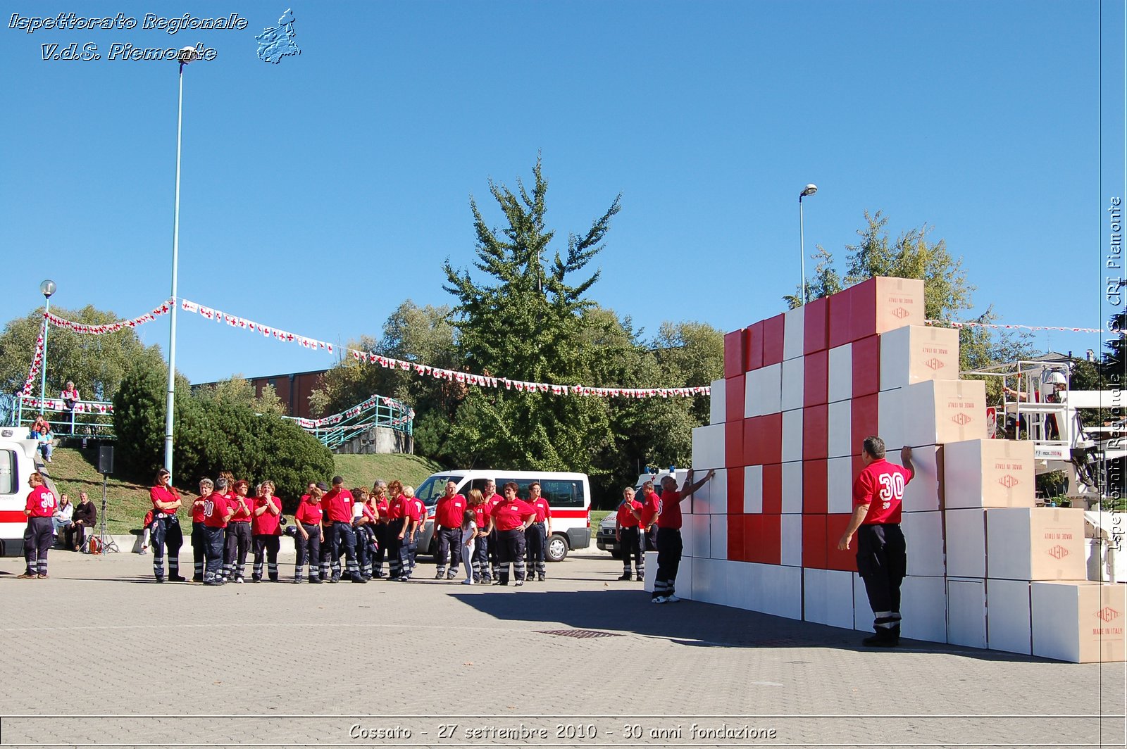 Cossato - 27 settembre 2010 - 30 anni fondazione -  Croce Rossa Italiana - Ispettorato Regionale Volontari del Soccorso Piemonte