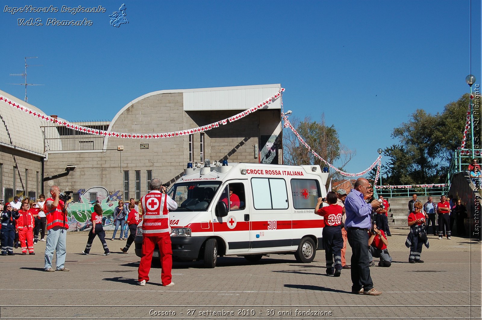 Cossato - 27 settembre 2010 - 30 anni fondazione -  Croce Rossa Italiana - Ispettorato Regionale Volontari del Soccorso Piemonte