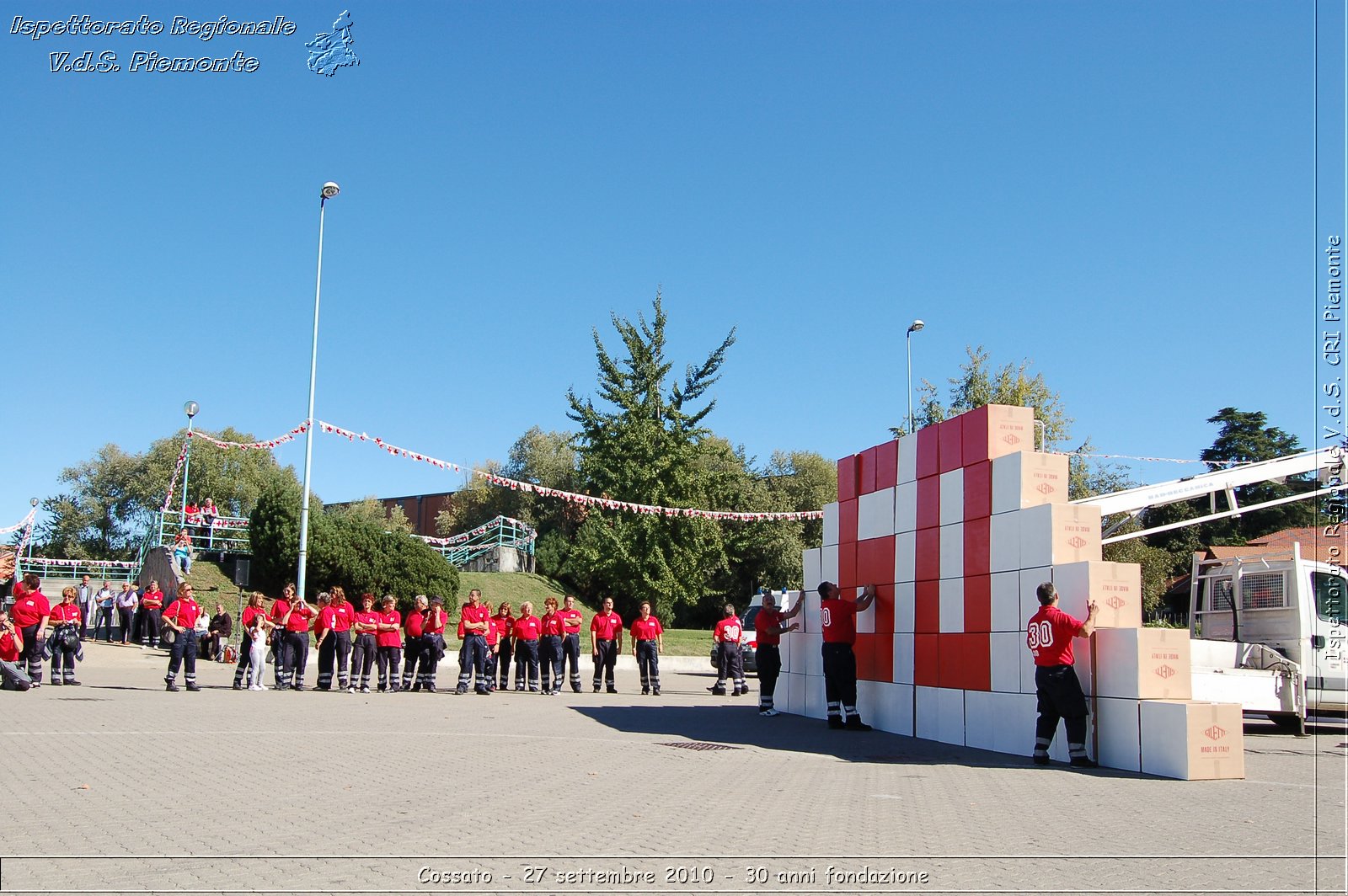 Cossato - 27 settembre 2010 - 30 anni fondazione -  Croce Rossa Italiana - Ispettorato Regionale Volontari del Soccorso Piemonte