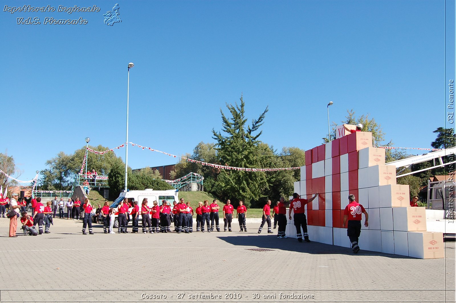 Cossato - 27 settembre 2010 - 30 anni fondazione -  Croce Rossa Italiana - Ispettorato Regionale Volontari del Soccorso Piemonte