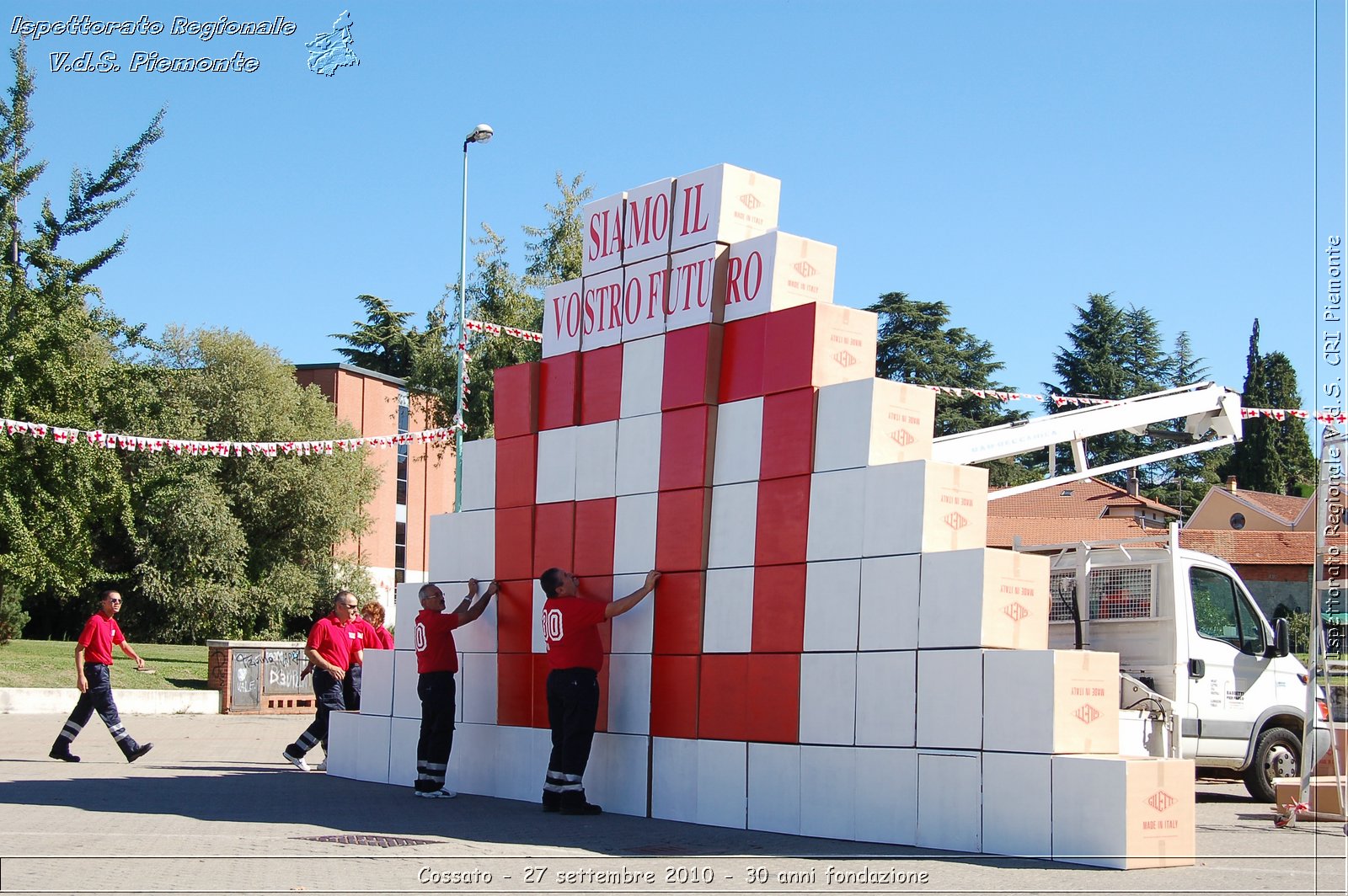 Cossato - 27 settembre 2010 - 30 anni fondazione -  Croce Rossa Italiana - Ispettorato Regionale Volontari del Soccorso Piemonte