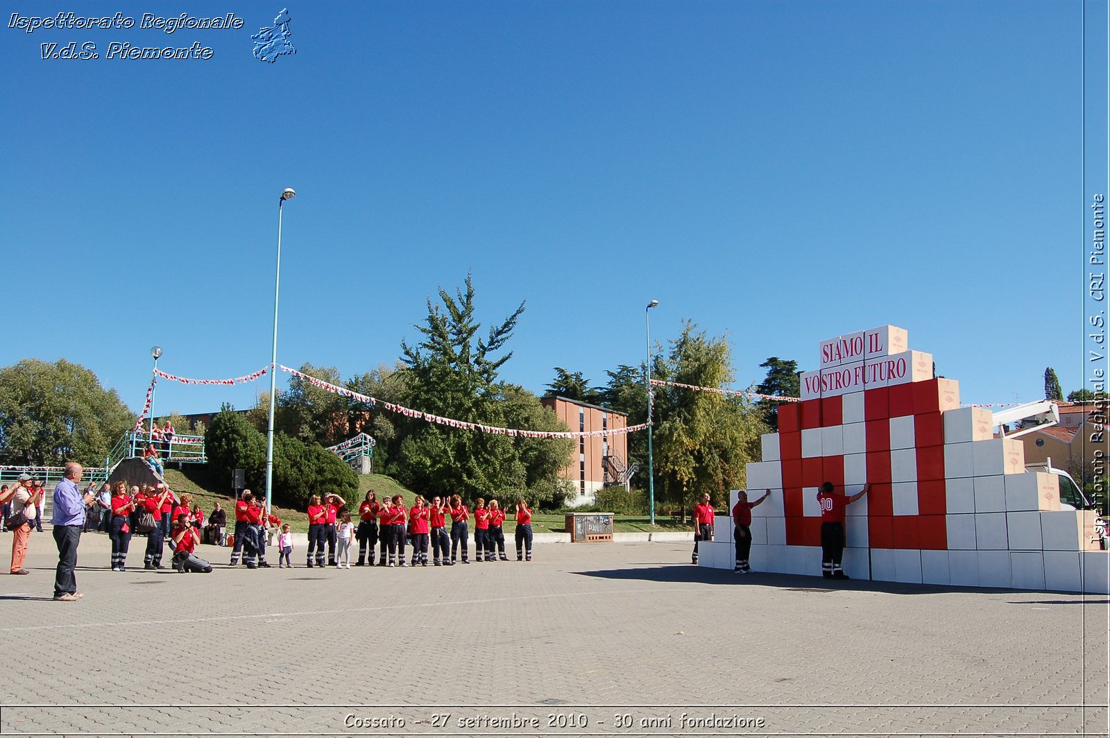 Cossato - 27 settembre 2010 - 30 anni fondazione -  Croce Rossa Italiana - Ispettorato Regionale Volontari del Soccorso Piemonte