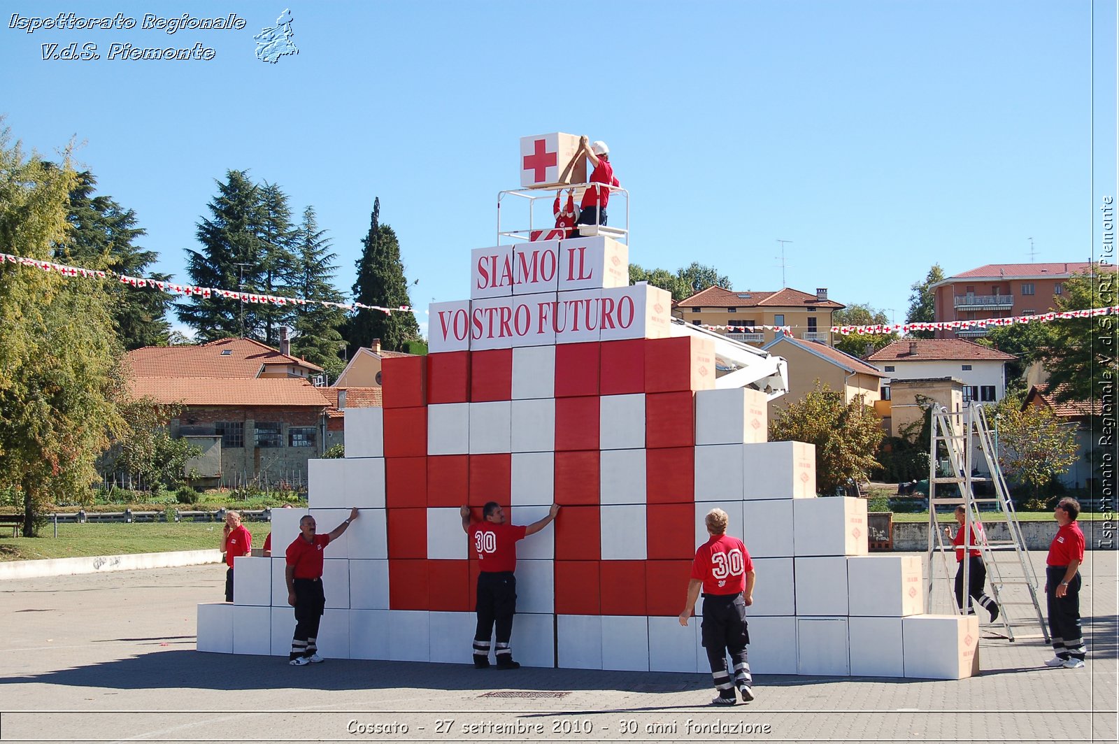 Cossato - 27 settembre 2010 - 30 anni fondazione -  Croce Rossa Italiana - Ispettorato Regionale Volontari del Soccorso Piemonte