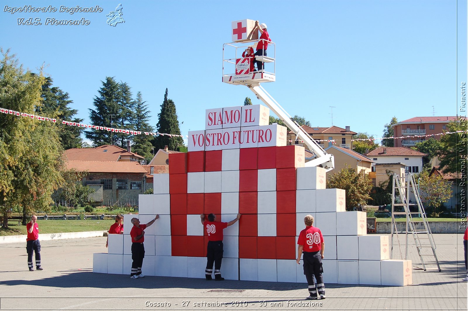 Cossato - 27 settembre 2010 - 30 anni fondazione -  Croce Rossa Italiana - Ispettorato Regionale Volontari del Soccorso Piemonte