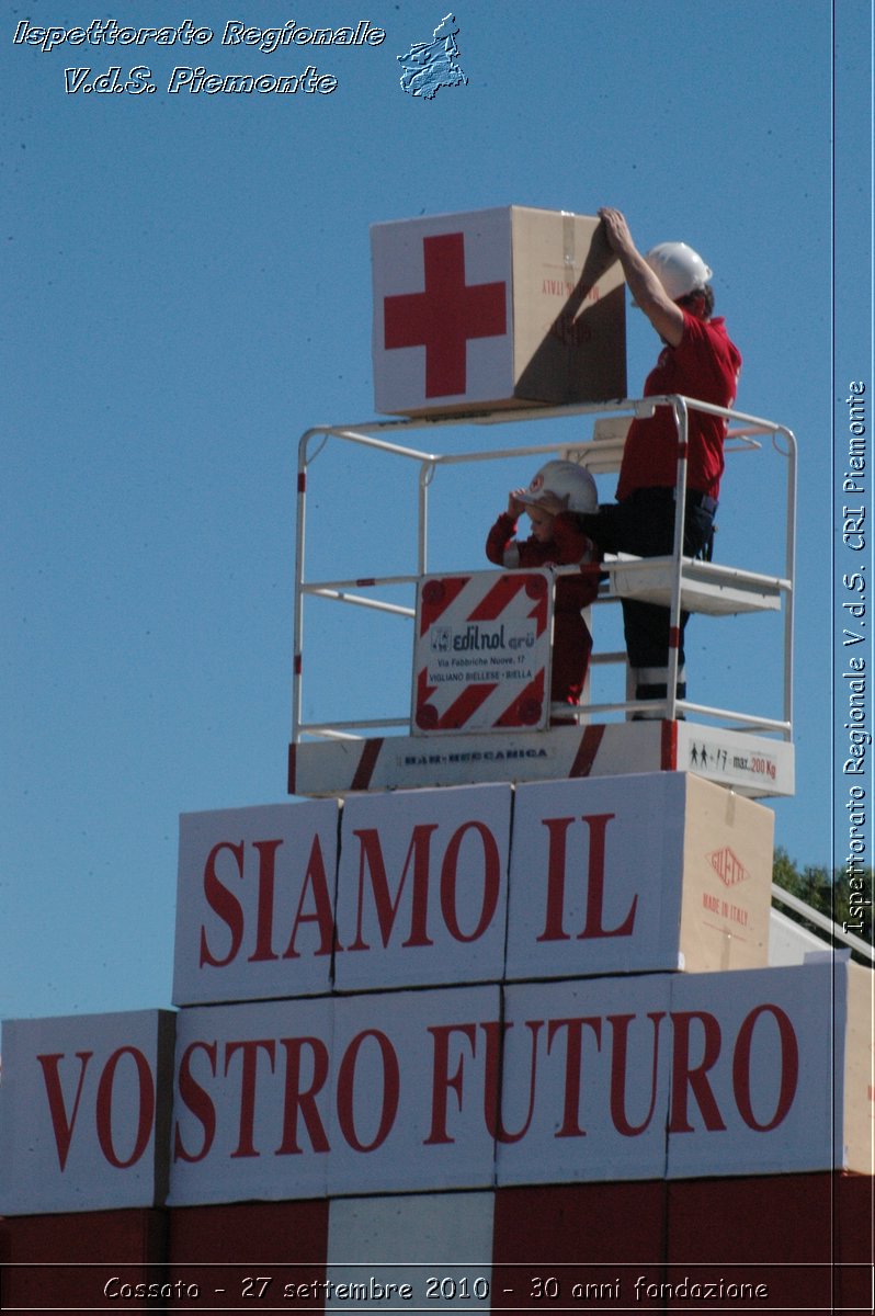 Cossato - 27 settembre 2010 - 30 anni fondazione -  Croce Rossa Italiana - Ispettorato Regionale Volontari del Soccorso Piemonte