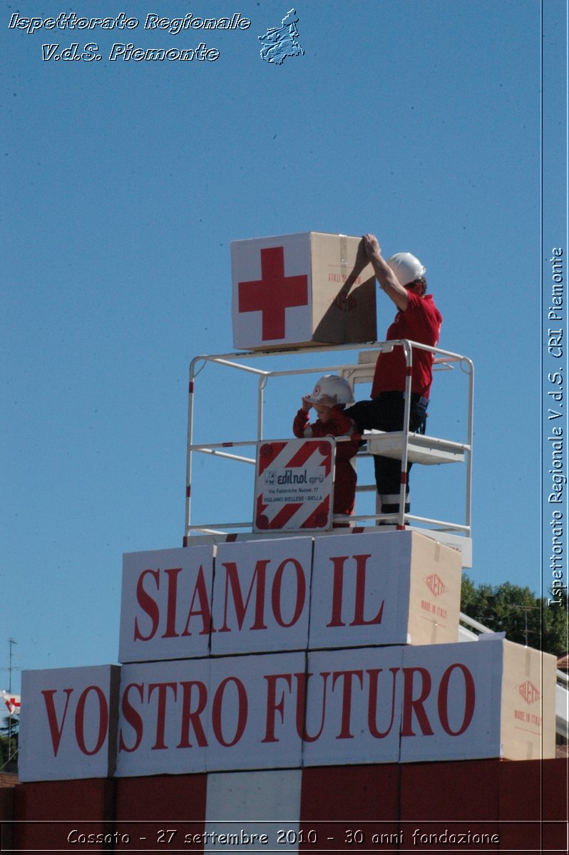 Cossato - 27 settembre 2010 - 30 anni fondazione -  Croce Rossa Italiana - Ispettorato Regionale Volontari del Soccorso Piemonte