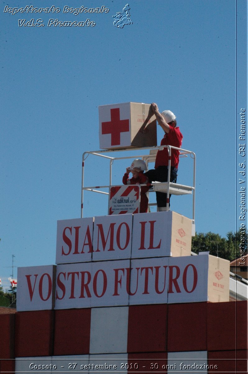 Cossato - 27 settembre 2010 - 30 anni fondazione -  Croce Rossa Italiana - Ispettorato Regionale Volontari del Soccorso Piemonte