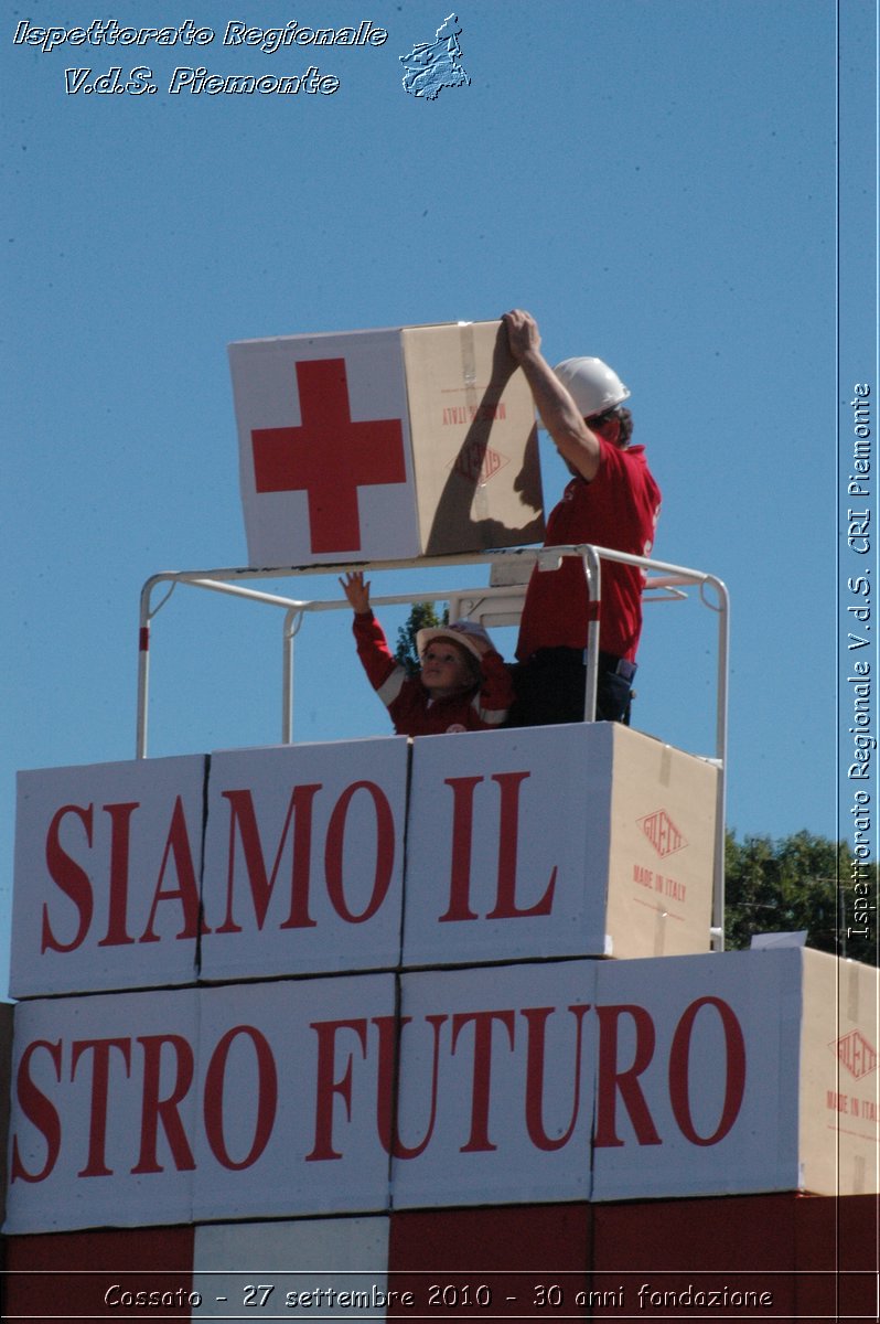 Cossato - 27 settembre 2010 - 30 anni fondazione -  Croce Rossa Italiana - Ispettorato Regionale Volontari del Soccorso Piemonte