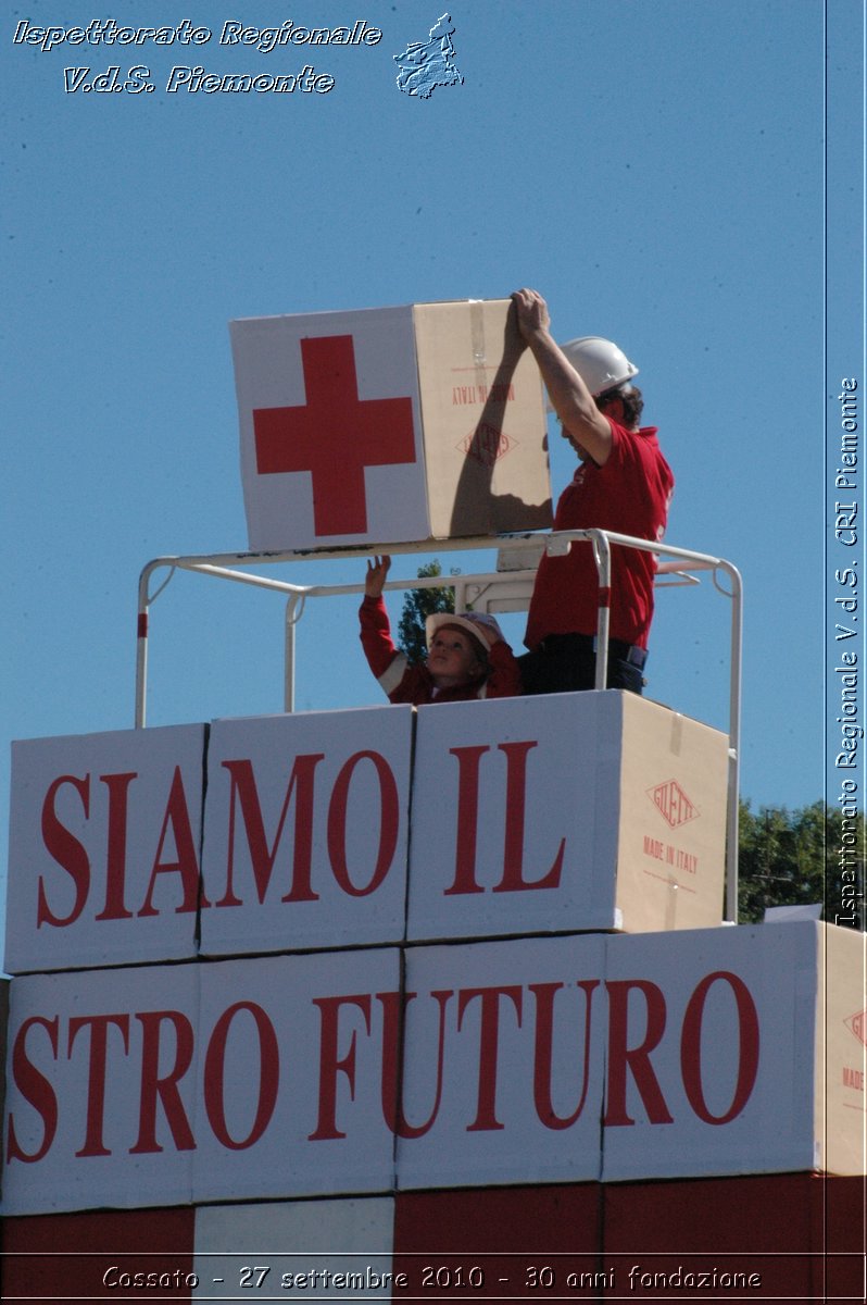 Cossato - 27 settembre 2010 - 30 anni fondazione -  Croce Rossa Italiana - Ispettorato Regionale Volontari del Soccorso Piemonte