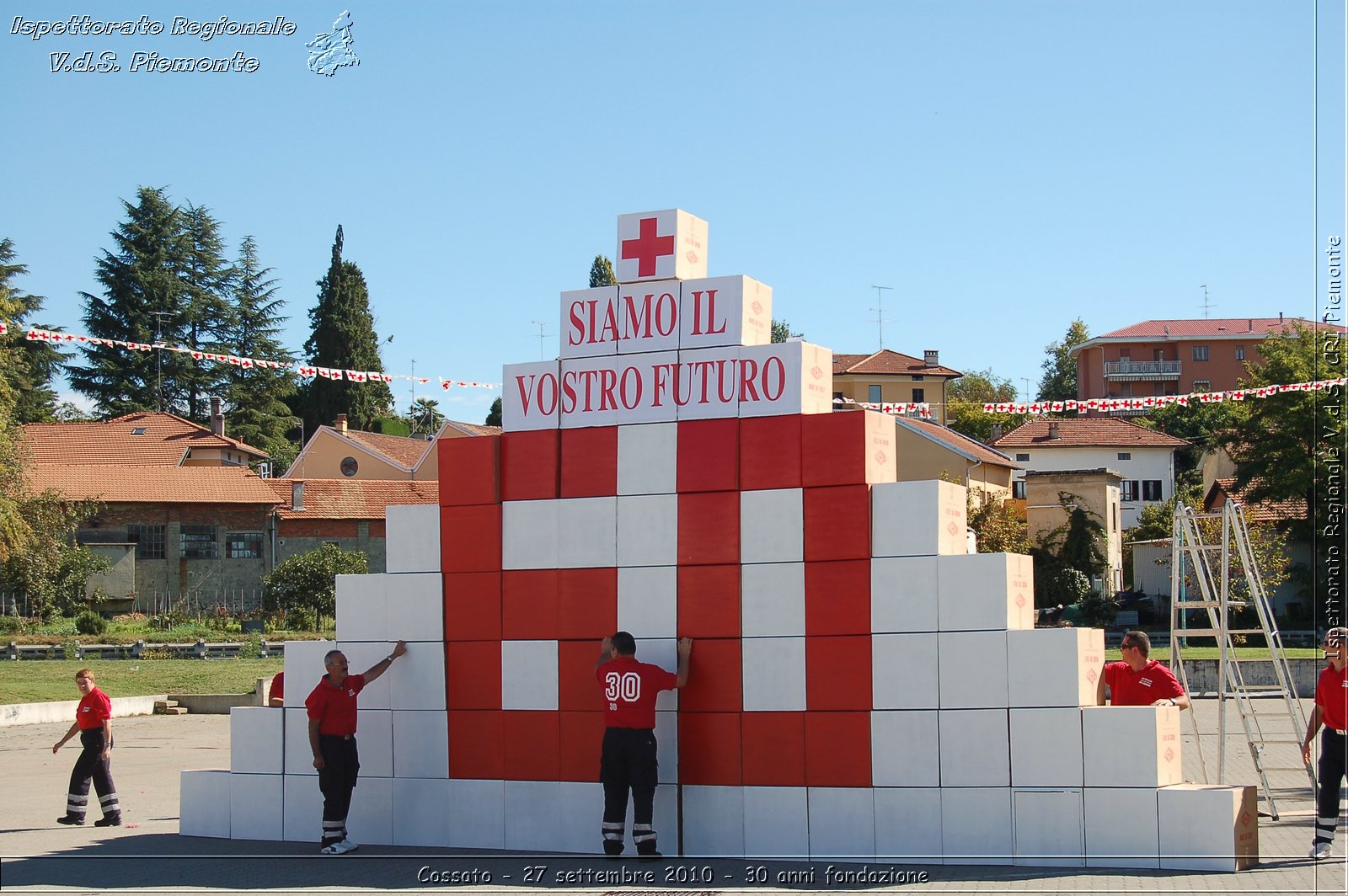 Cossato - 27 settembre 2010 - 30 anni fondazione -  Croce Rossa Italiana - Ispettorato Regionale Volontari del Soccorso Piemonte