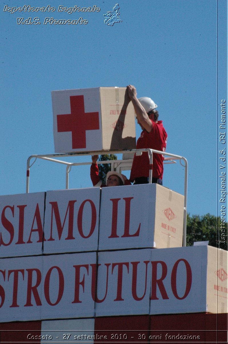 Cossato - 27 settembre 2010 - 30 anni fondazione -  Croce Rossa Italiana - Ispettorato Regionale Volontari del Soccorso Piemonte