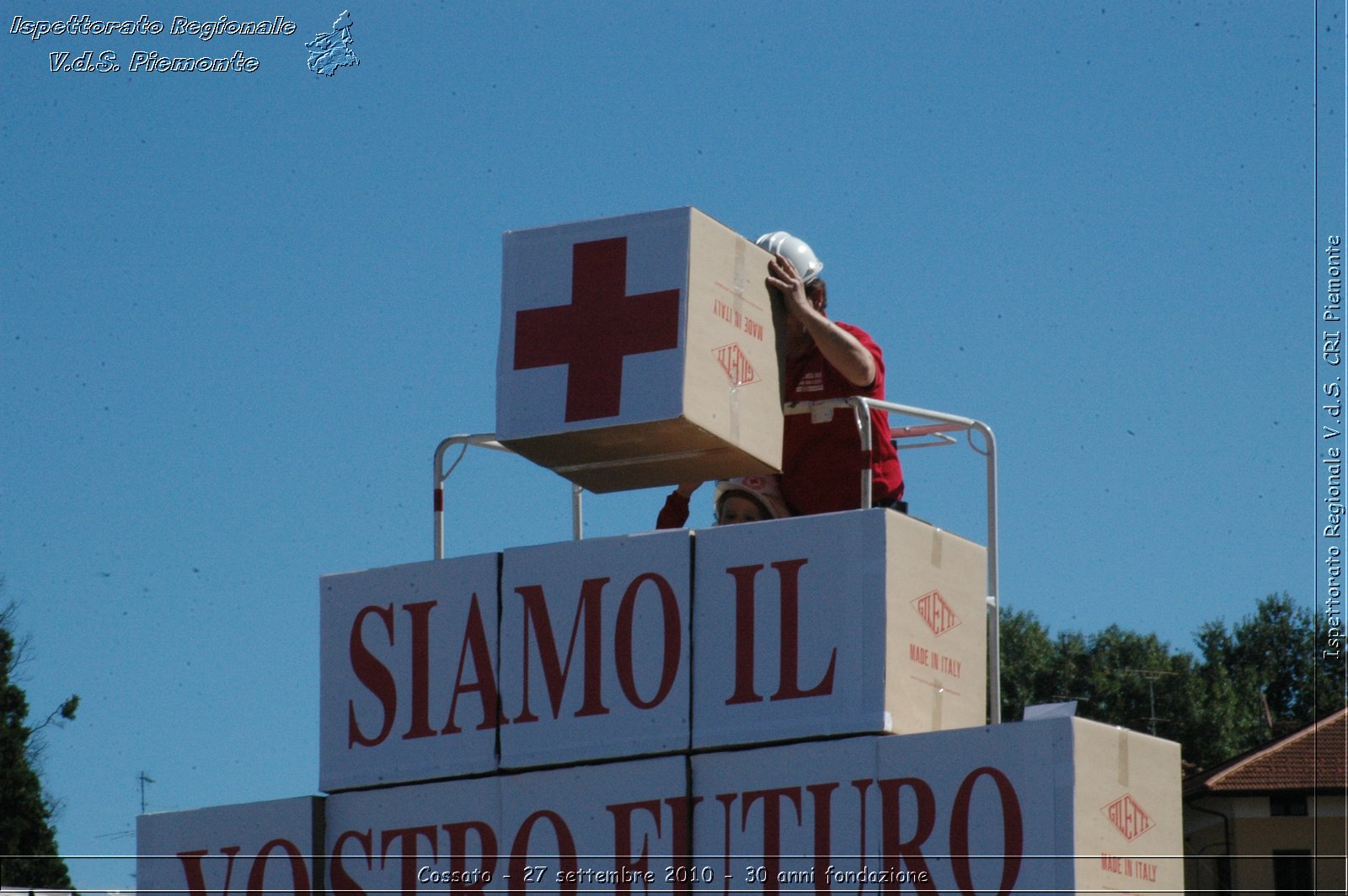 Cossato - 27 settembre 2010 - 30 anni fondazione -  Croce Rossa Italiana - Ispettorato Regionale Volontari del Soccorso Piemonte