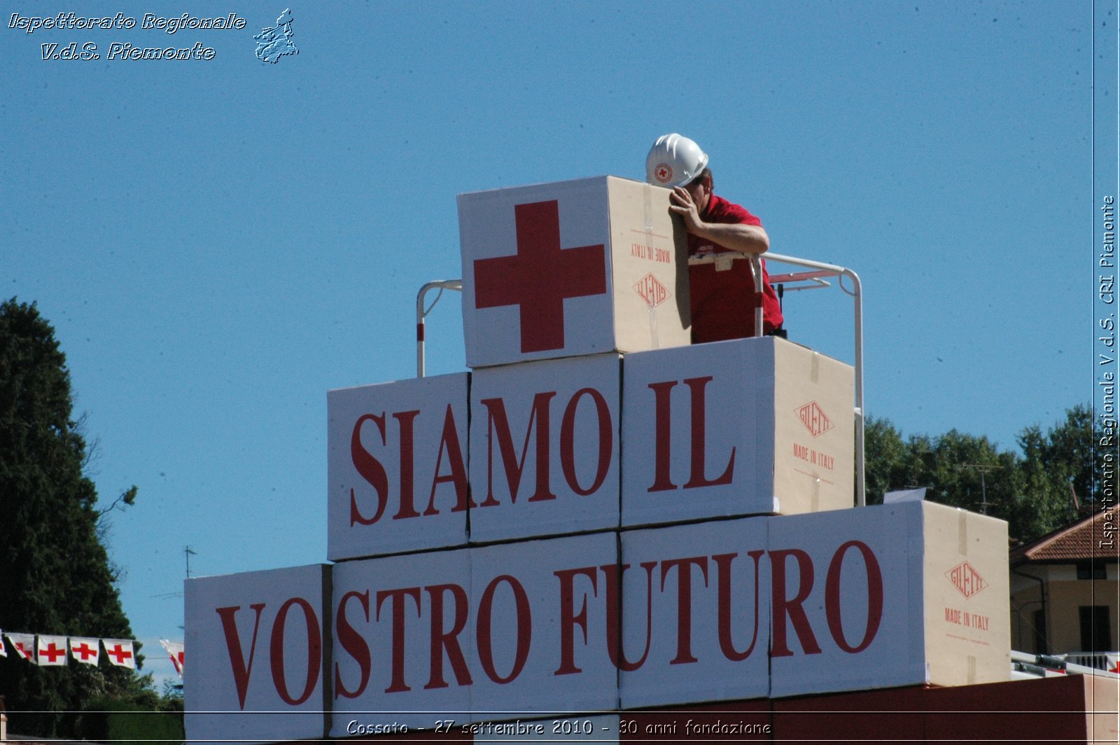 Cossato - 27 settembre 2010 - 30 anni fondazione -  Croce Rossa Italiana - Ispettorato Regionale Volontari del Soccorso Piemonte