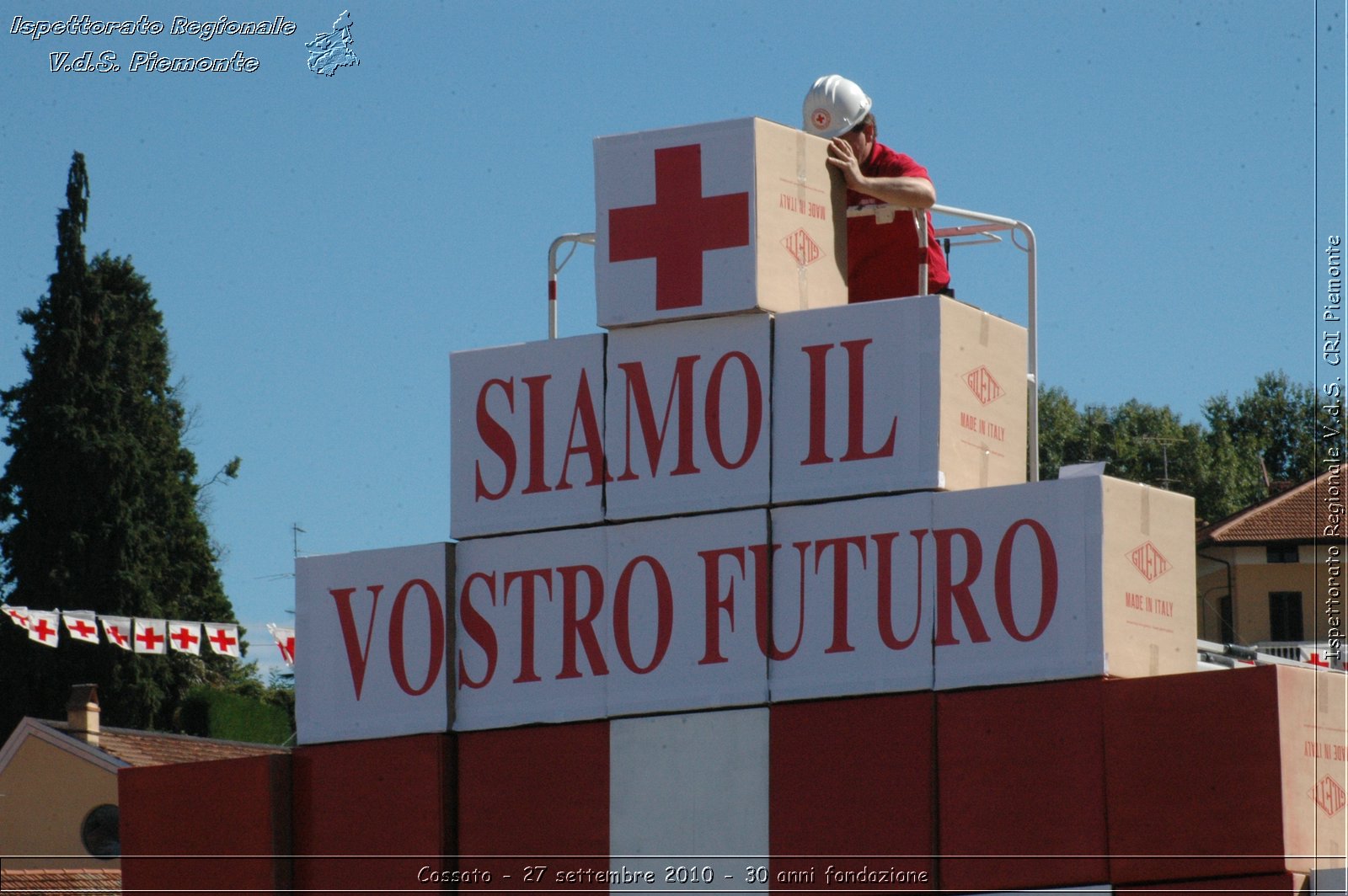 Cossato - 27 settembre 2010 - 30 anni fondazione -  Croce Rossa Italiana - Ispettorato Regionale Volontari del Soccorso Piemonte