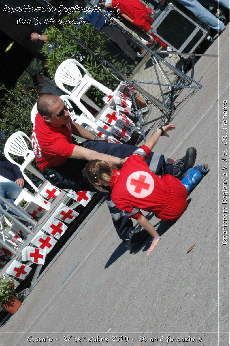 Cossato - 27 settembre 2010 - 30 anni fondazione -  Croce Rossa Italiana - Ispettorato Regionale Volontari del Soccorso Piemonte