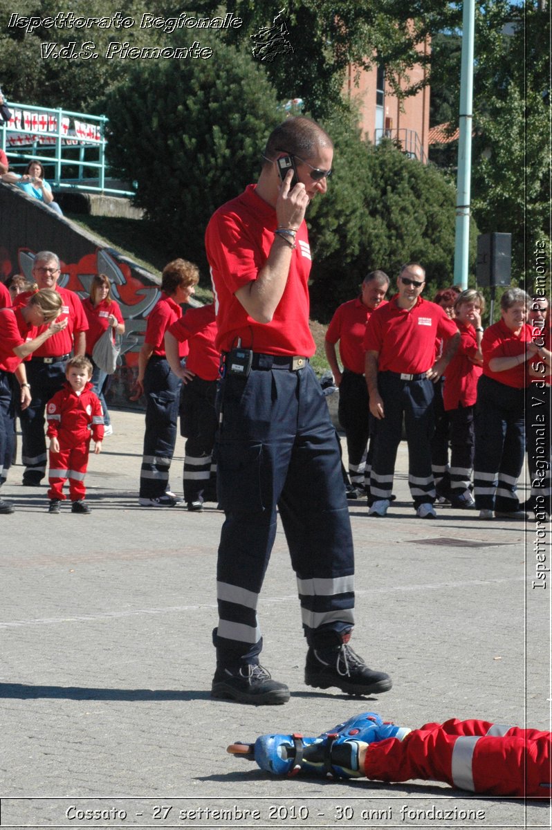 Cossato - 27 settembre 2010 - 30 anni fondazione -  Croce Rossa Italiana - Ispettorato Regionale Volontari del Soccorso Piemonte