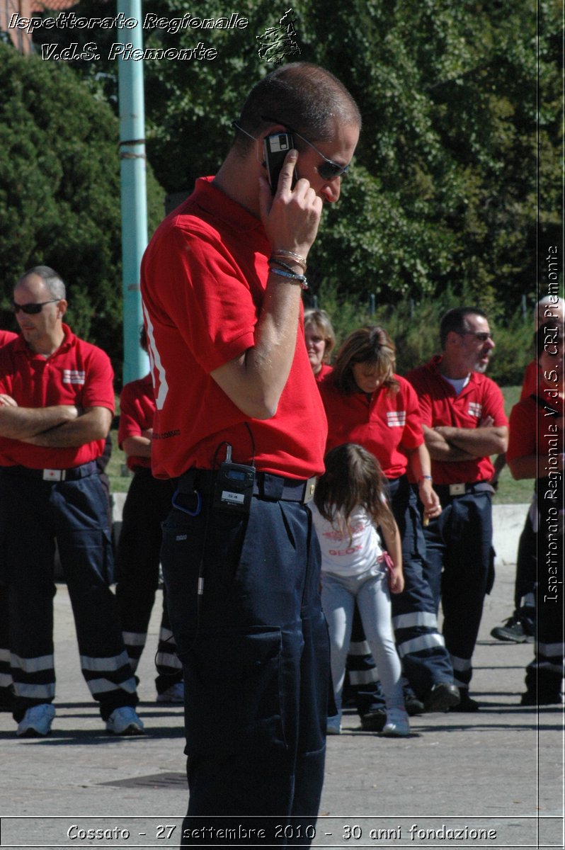 Cossato - 27 settembre 2010 - 30 anni fondazione -  Croce Rossa Italiana - Ispettorato Regionale Volontari del Soccorso Piemonte