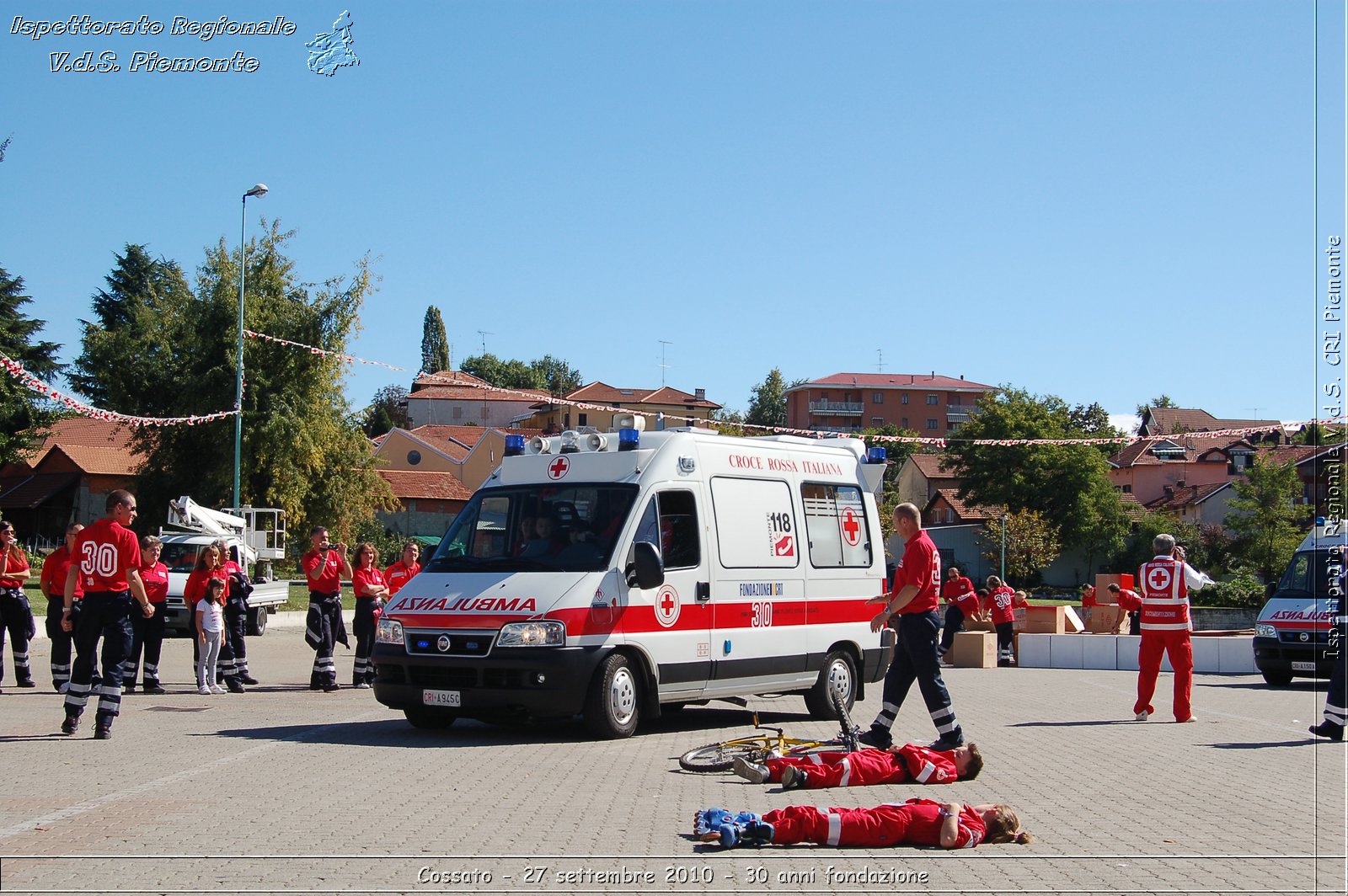 Cossato - 27 settembre 2010 - 30 anni fondazione -  Croce Rossa Italiana - Ispettorato Regionale Volontari del Soccorso Piemonte