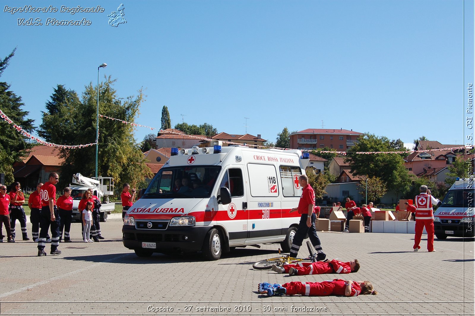 Cossato - 27 settembre 2010 - 30 anni fondazione -  Croce Rossa Italiana - Ispettorato Regionale Volontari del Soccorso Piemonte