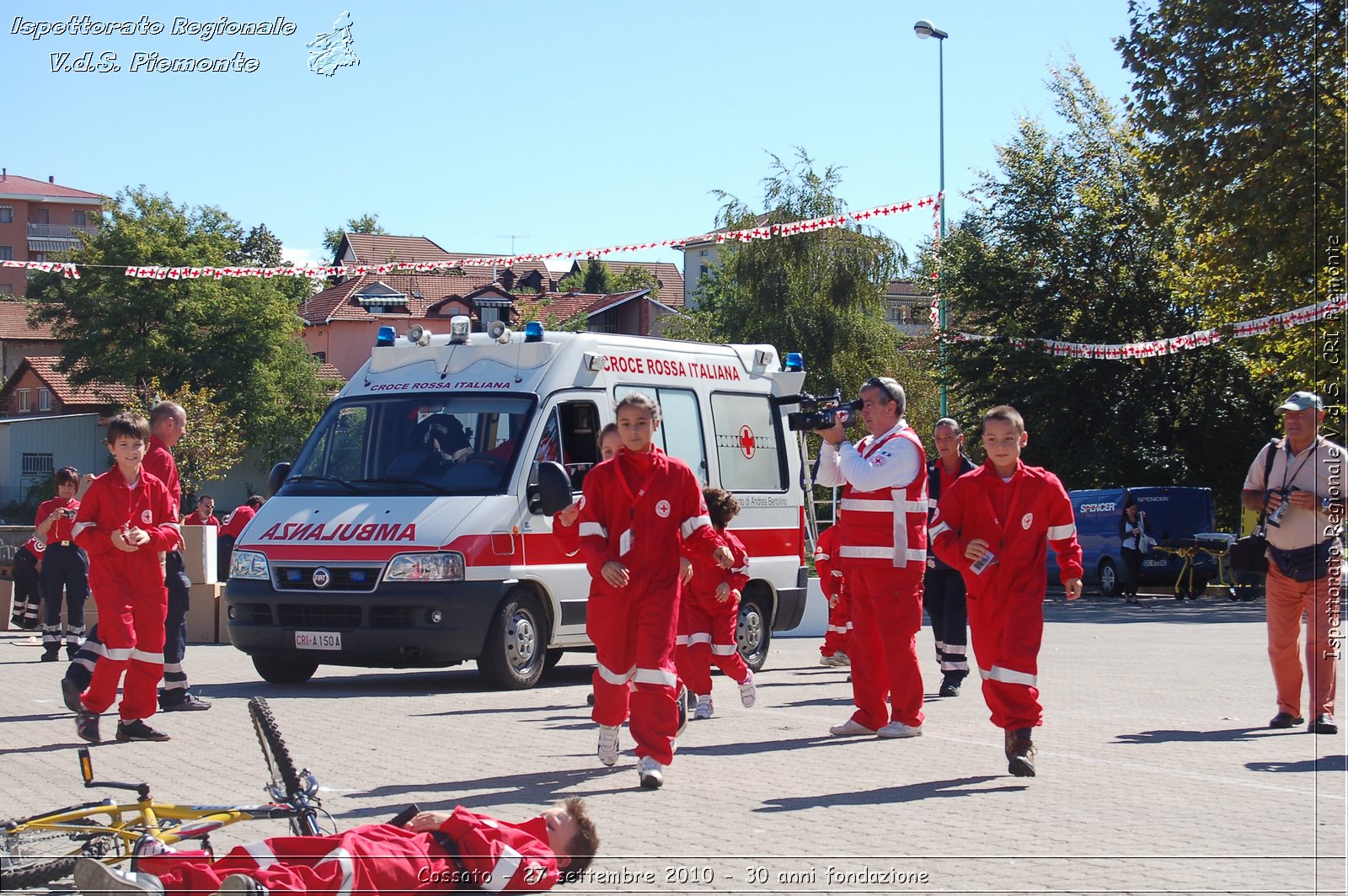 Cossato - 27 settembre 2010 - 30 anni fondazione -  Croce Rossa Italiana - Ispettorato Regionale Volontari del Soccorso Piemonte