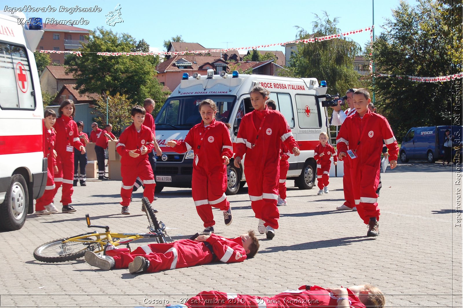 Cossato - 27 settembre 2010 - 30 anni fondazione -  Croce Rossa Italiana - Ispettorato Regionale Volontari del Soccorso Piemonte