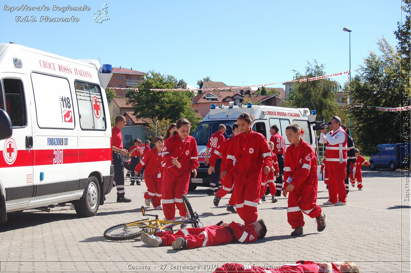 Cossato - 27 settembre 2010 - 30 anni fondazione -  Croce Rossa Italiana - Ispettorato Regionale Volontari del Soccorso Piemonte