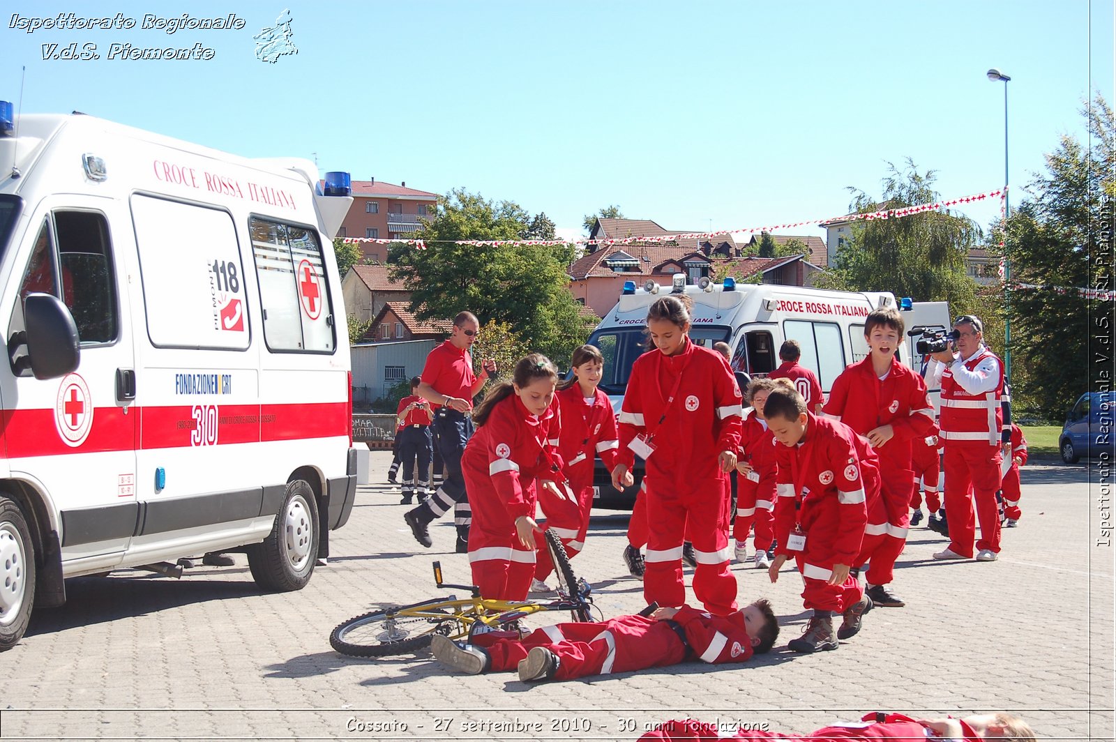 Cossato - 27 settembre 2010 - 30 anni fondazione -  Croce Rossa Italiana - Ispettorato Regionale Volontari del Soccorso Piemonte