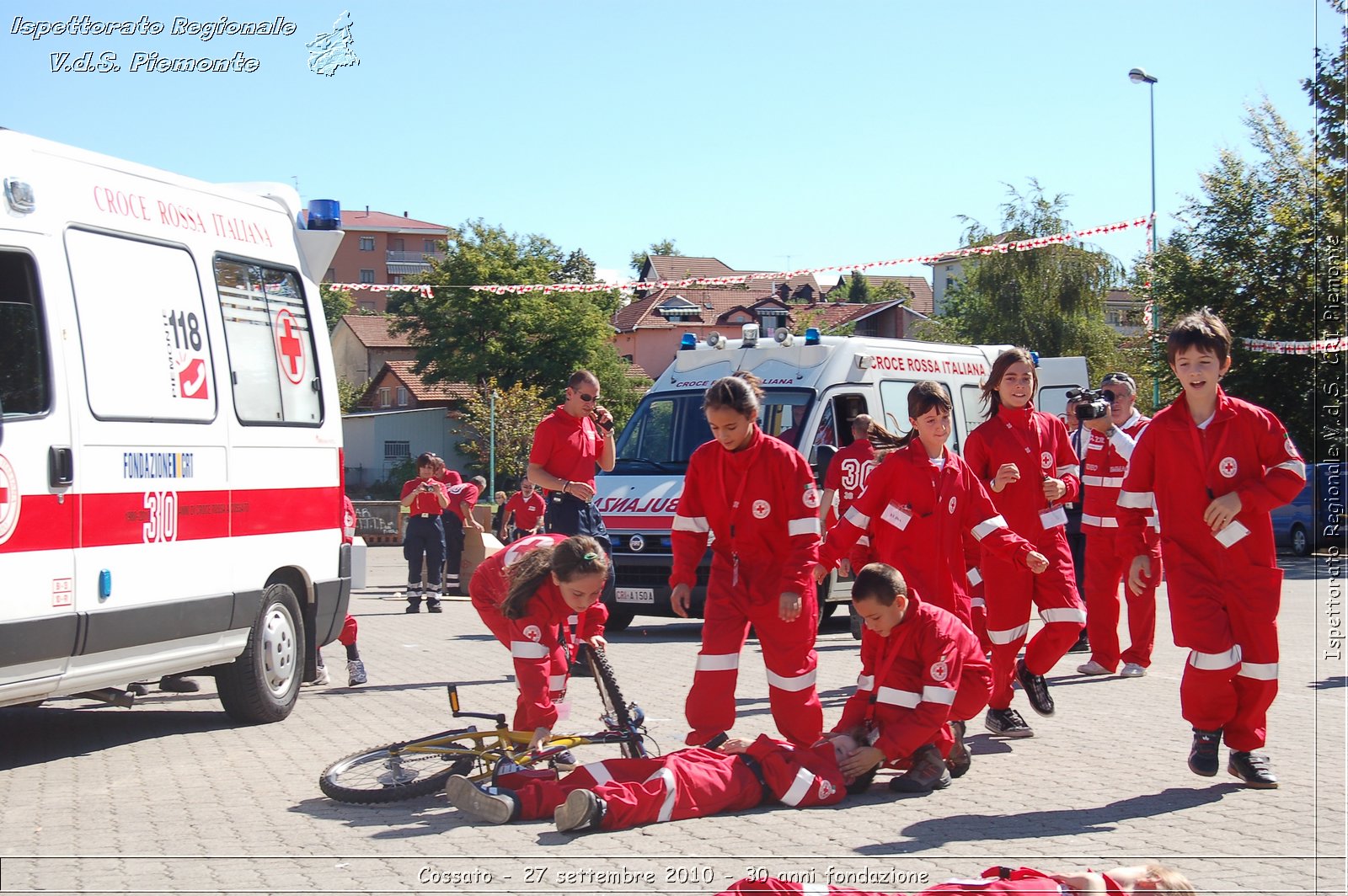 Cossato - 27 settembre 2010 - 30 anni fondazione -  Croce Rossa Italiana - Ispettorato Regionale Volontari del Soccorso Piemonte