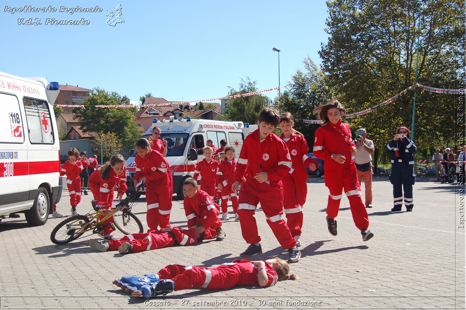 Cossato - 27 settembre 2010 - 30 anni fondazione -  Croce Rossa Italiana - Ispettorato Regionale Volontari del Soccorso Piemonte