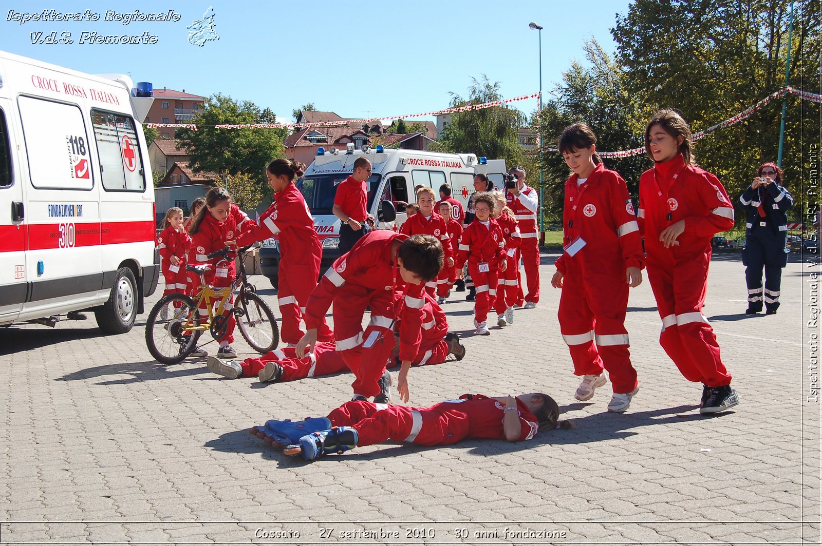 Cossato - 27 settembre 2010 - 30 anni fondazione -  Croce Rossa Italiana - Ispettorato Regionale Volontari del Soccorso Piemonte