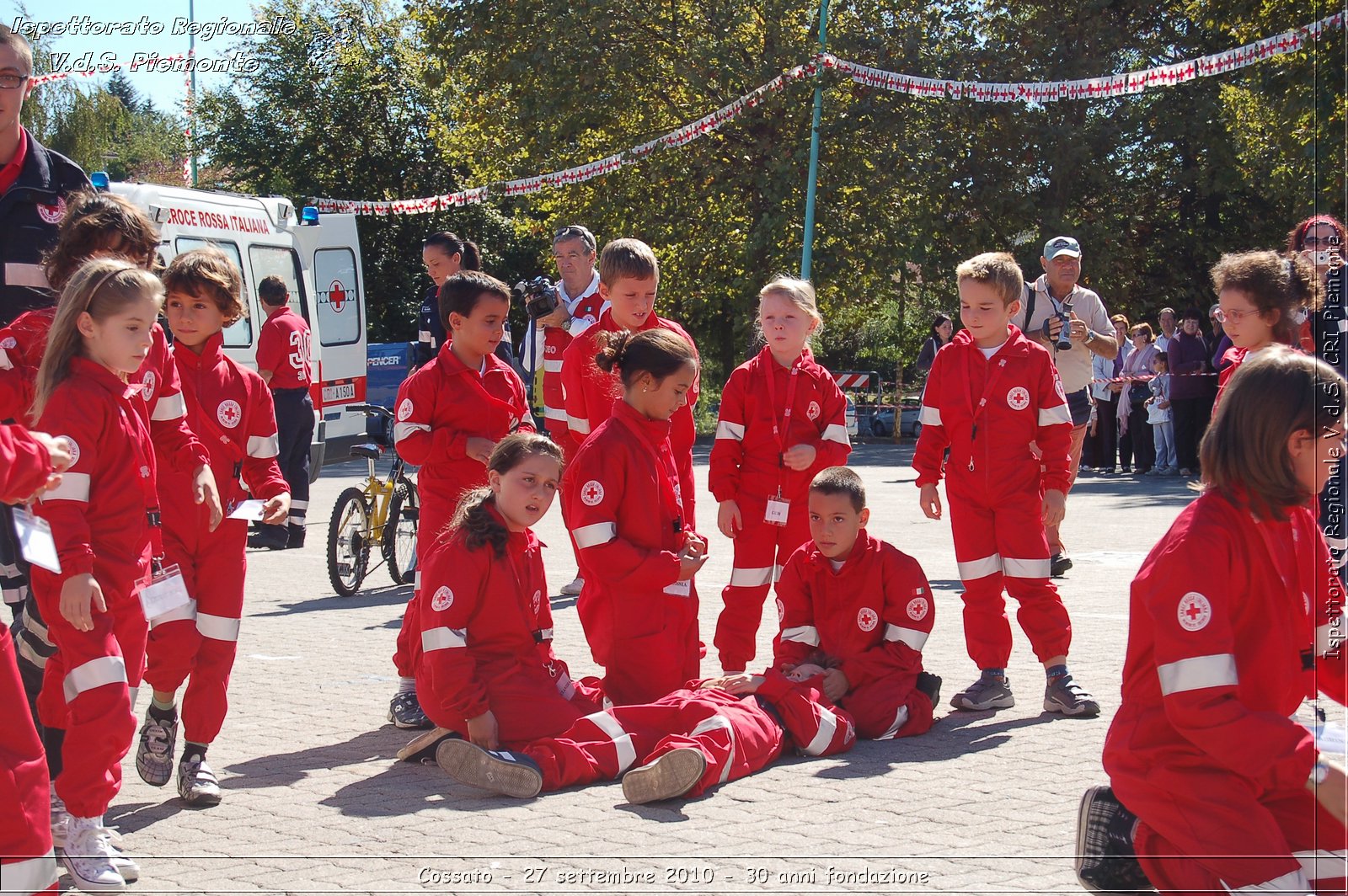 Cossato - 27 settembre 2010 - 30 anni fondazione -  Croce Rossa Italiana - Ispettorato Regionale Volontari del Soccorso Piemonte