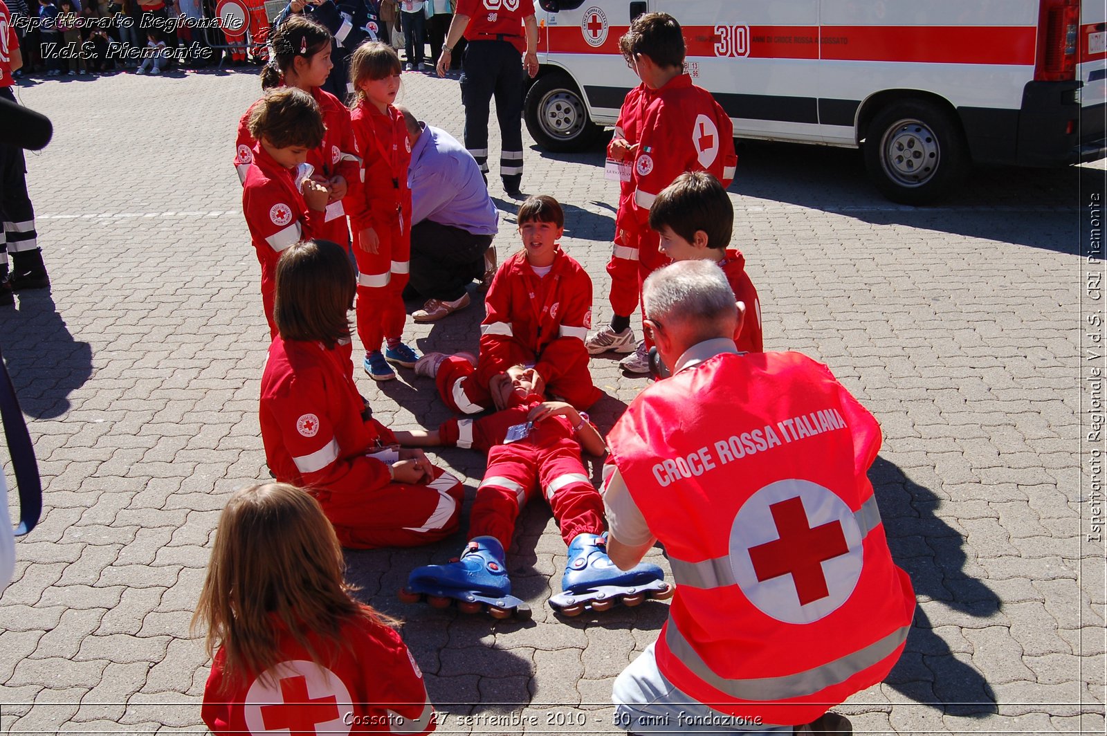 Cossato - 27 settembre 2010 - 30 anni fondazione -  Croce Rossa Italiana - Ispettorato Regionale Volontari del Soccorso Piemonte