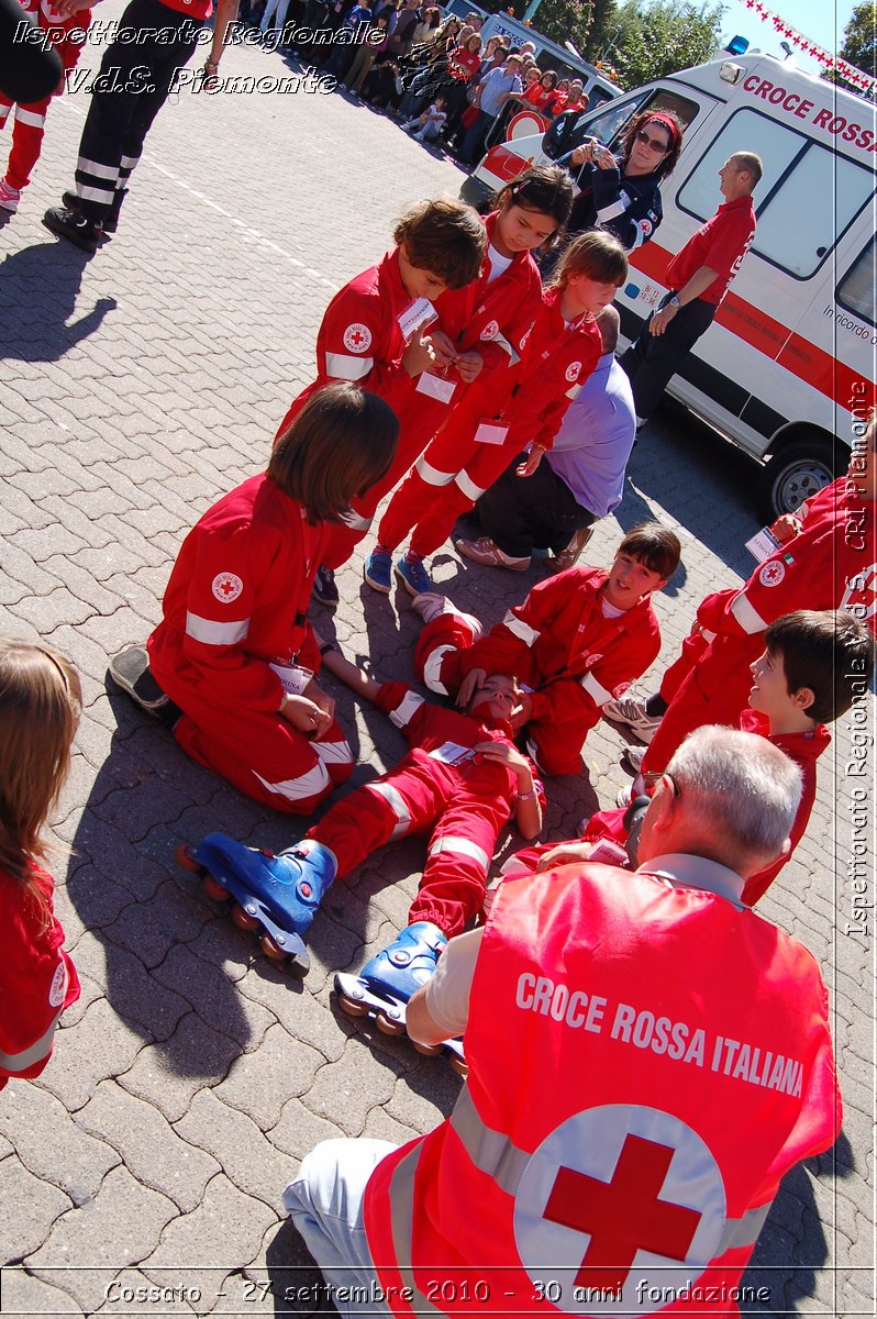 Cossato - 27 settembre 2010 - 30 anni fondazione -  Croce Rossa Italiana - Ispettorato Regionale Volontari del Soccorso Piemonte