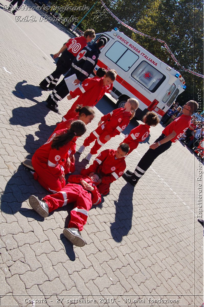 Cossato - 27 settembre 2010 - 30 anni fondazione -  Croce Rossa Italiana - Ispettorato Regionale Volontari del Soccorso Piemonte